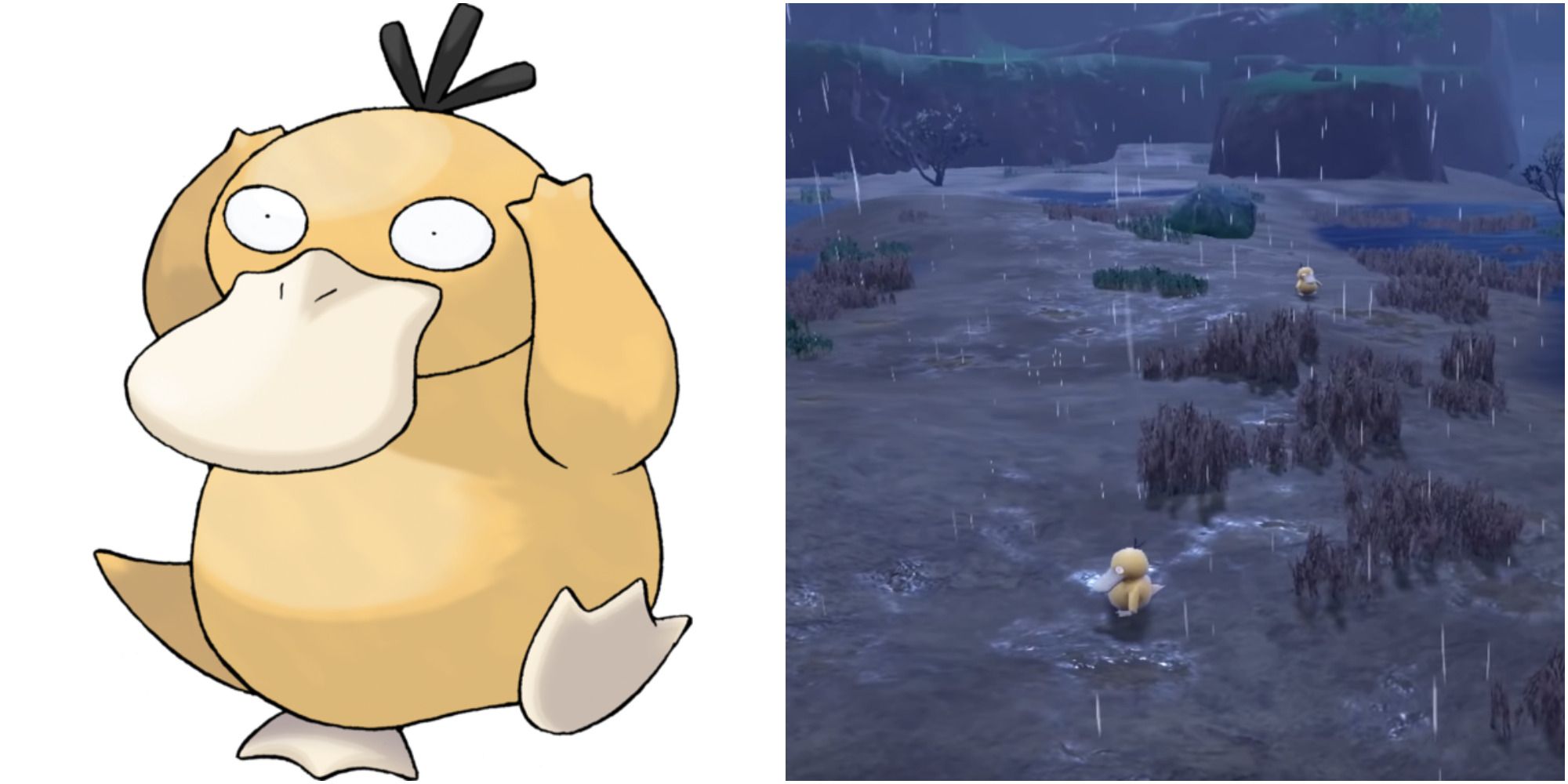 psyduck art & trailer appearance