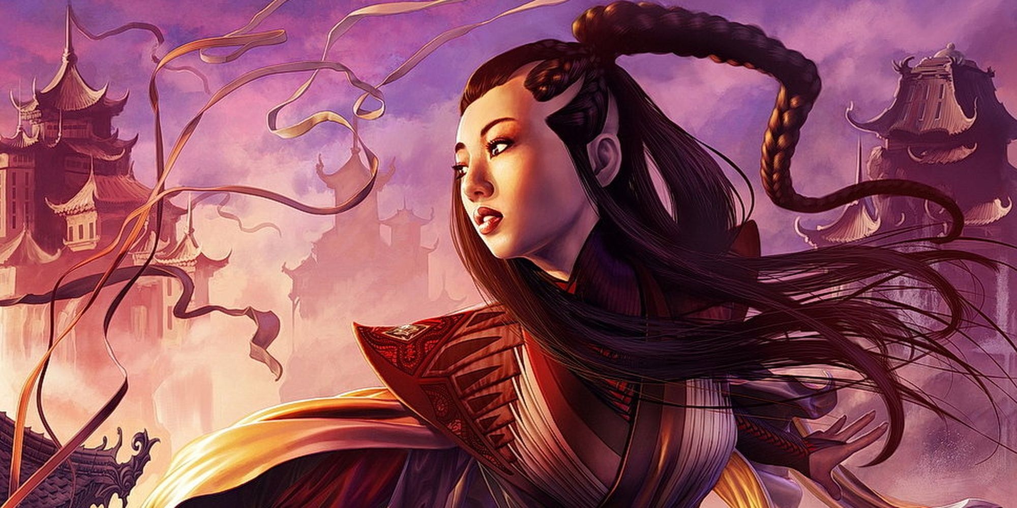 Female Samurai Warrior With Braid
