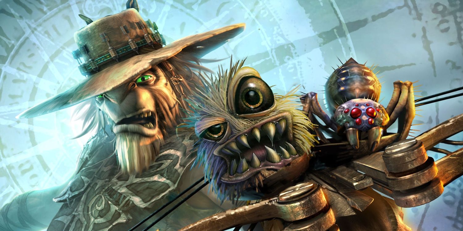 The Stranger with a Fuzzle and a Bolomite in Oddworld: Stranger's Wrath