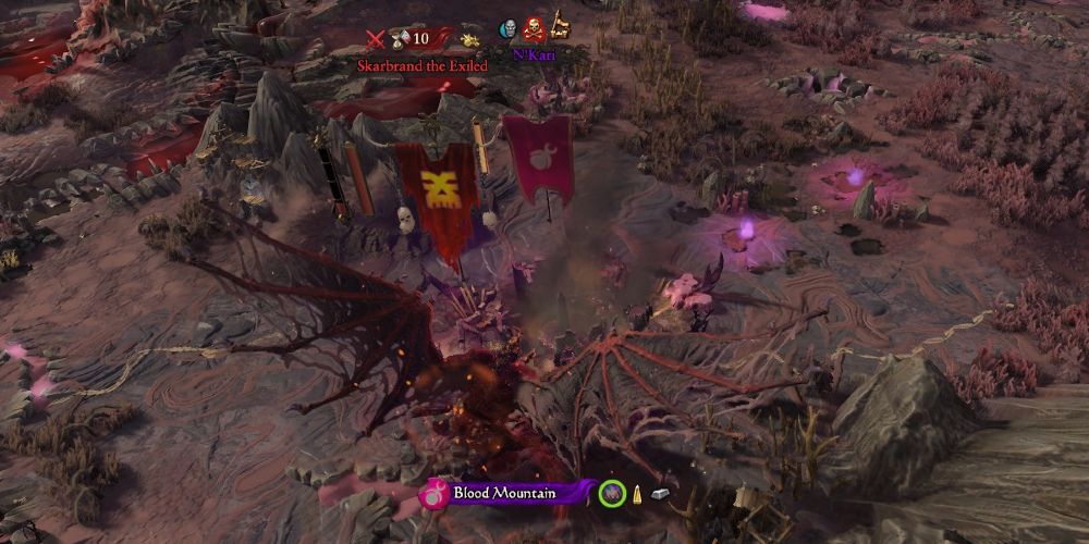 total war warhammer 3 skarbrand khorne siege