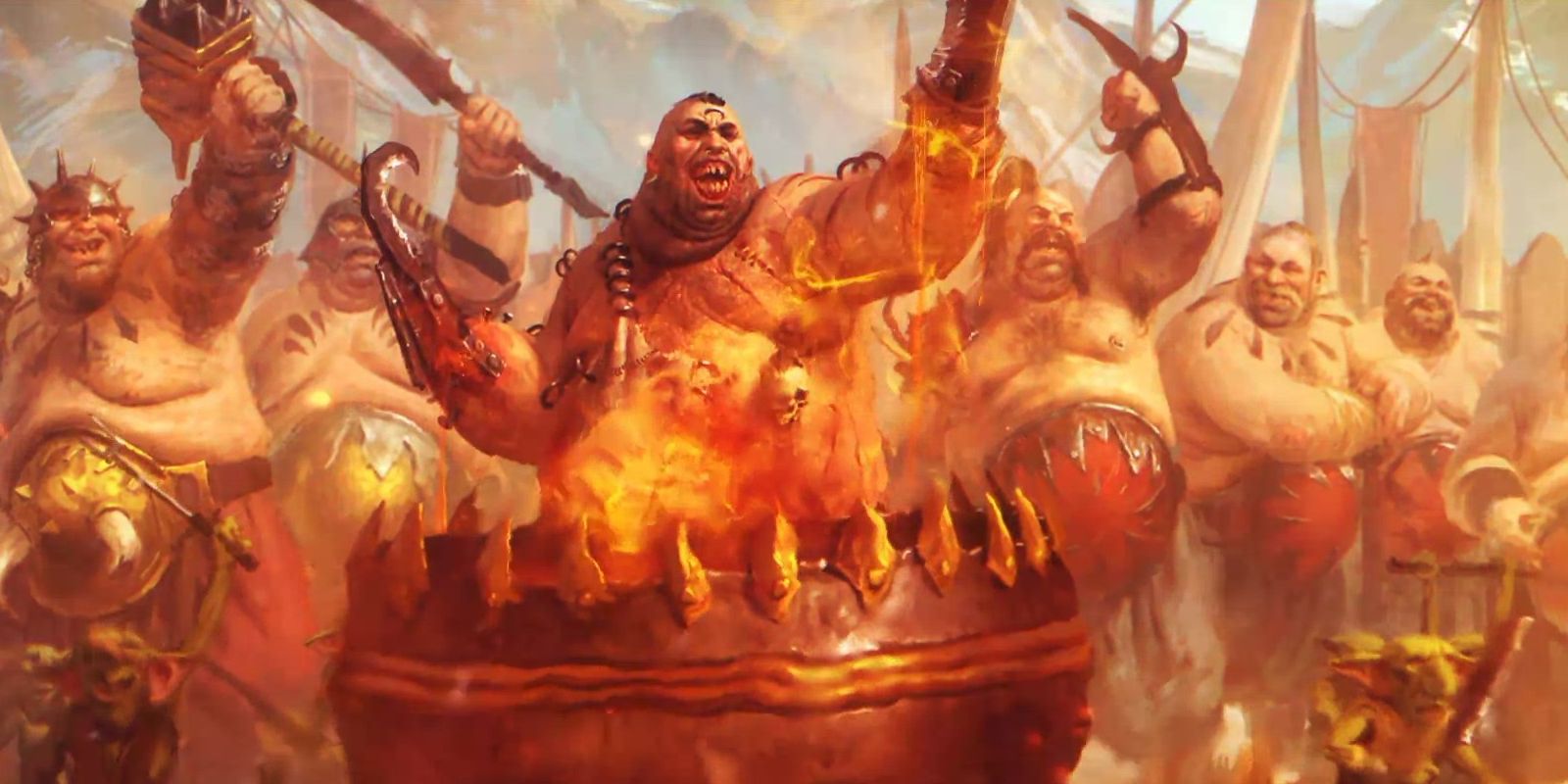 total war warhammer 3 master butcher ogre kingdoms intro
