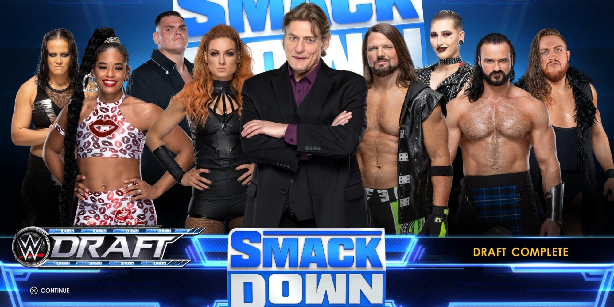 wwe 2k22 smackdown my gm draft