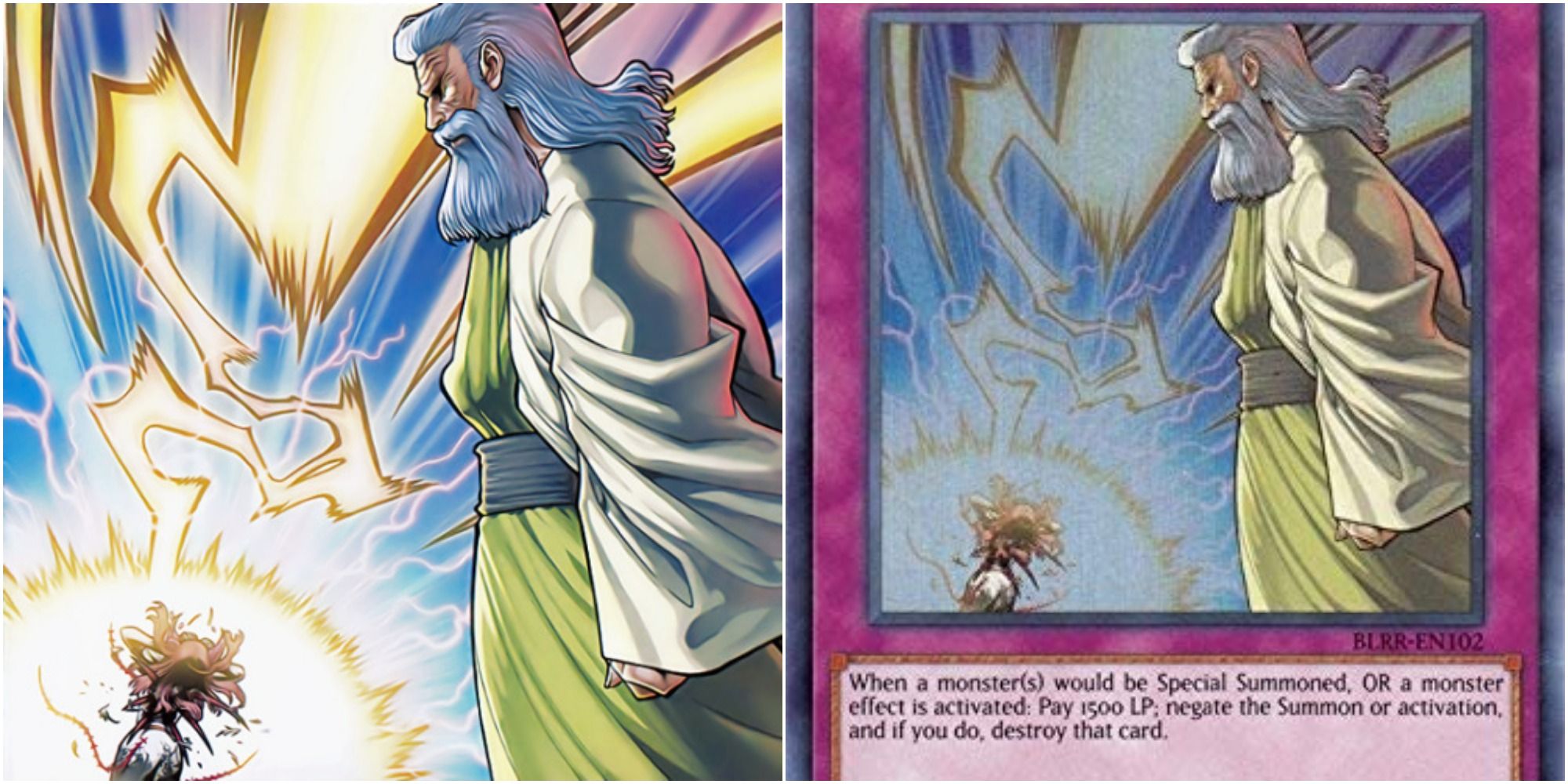 yugioh solemn strike card art and text