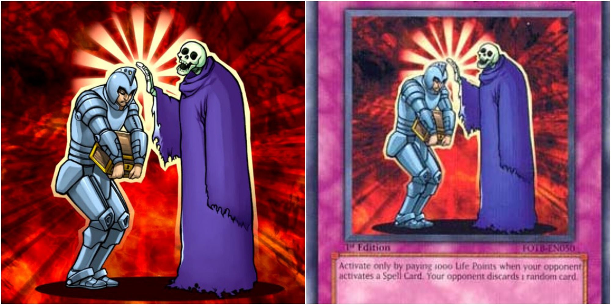 yugioh terrible deal card art and text