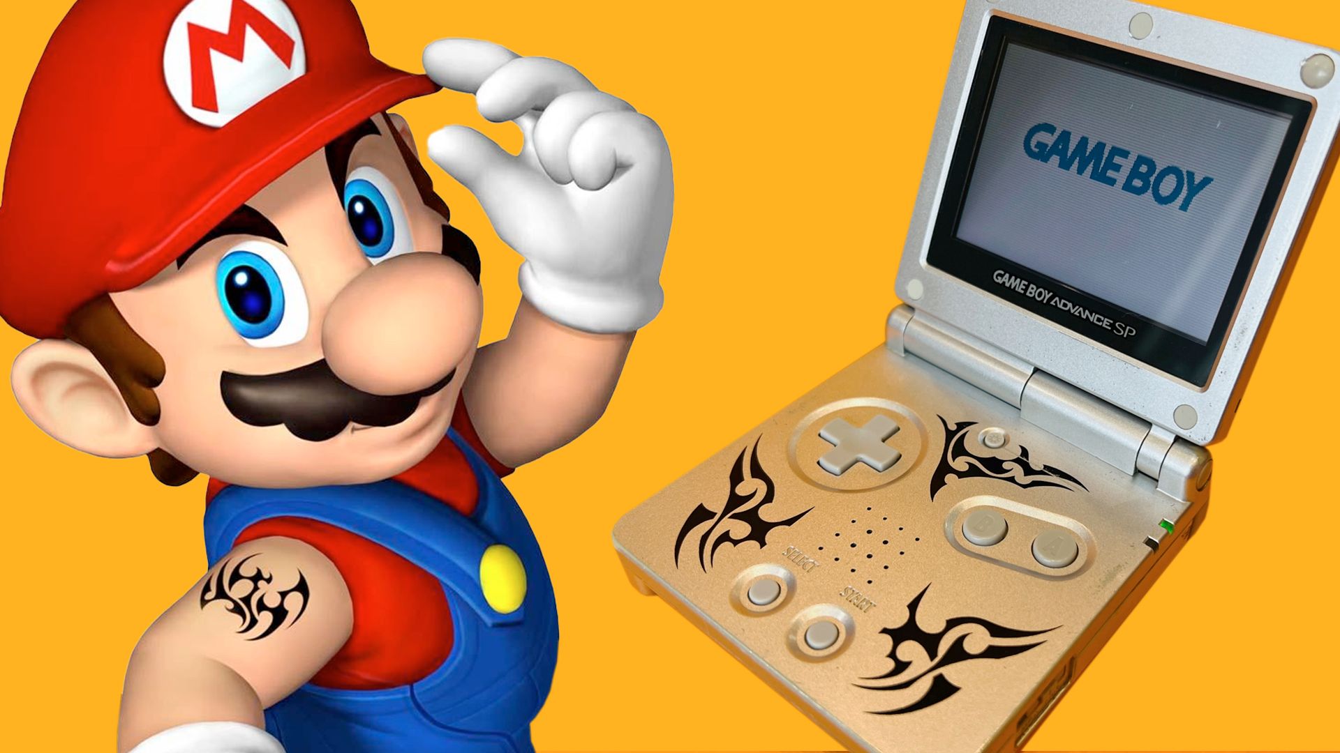 Nintendo Game Boy Advance SP, Tribal Edition, argent, 181 €