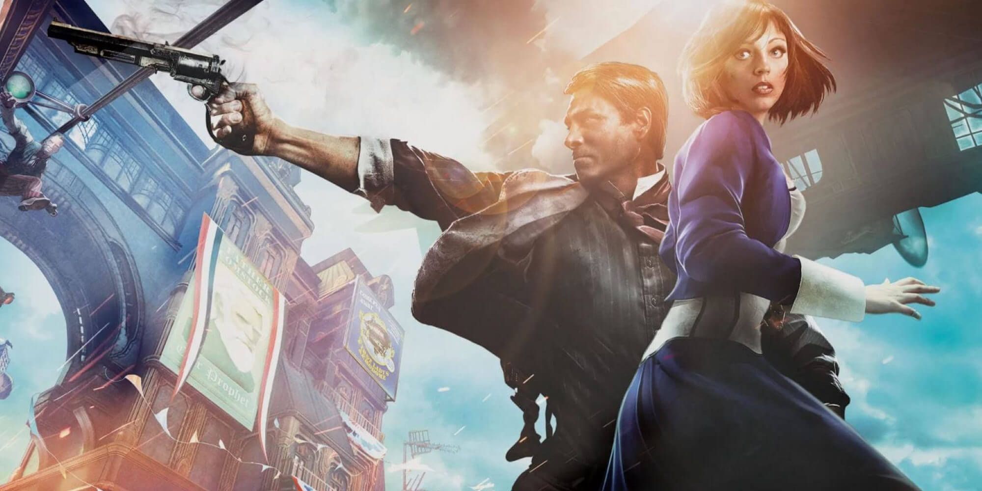 1900s Games Bioshock Infinite Booker Elizabeth