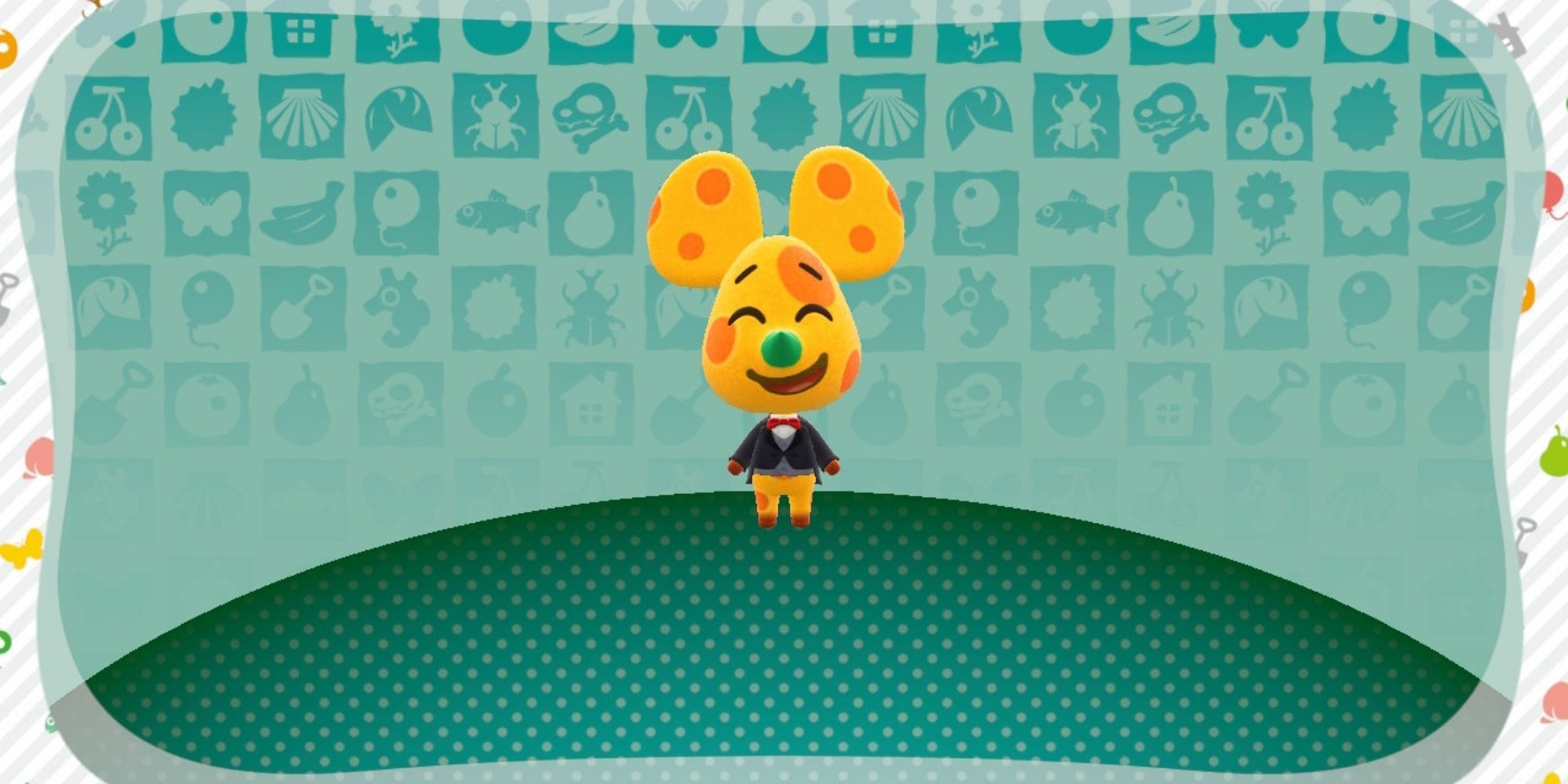 Animal Crossing Chadder Looks Happy Wearing A Tuxedo