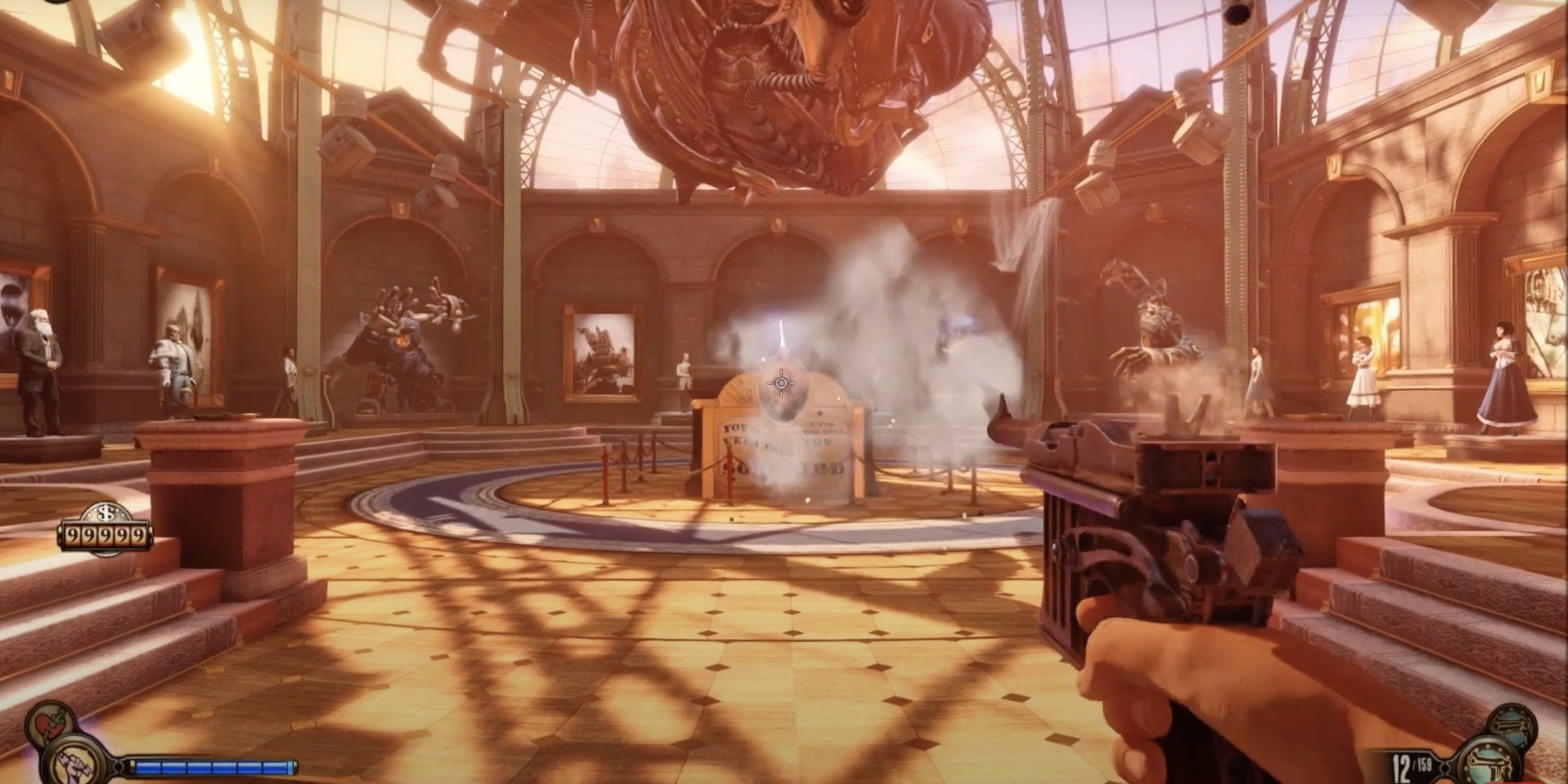 Bioshock Infinite Gameplay Image Pistol