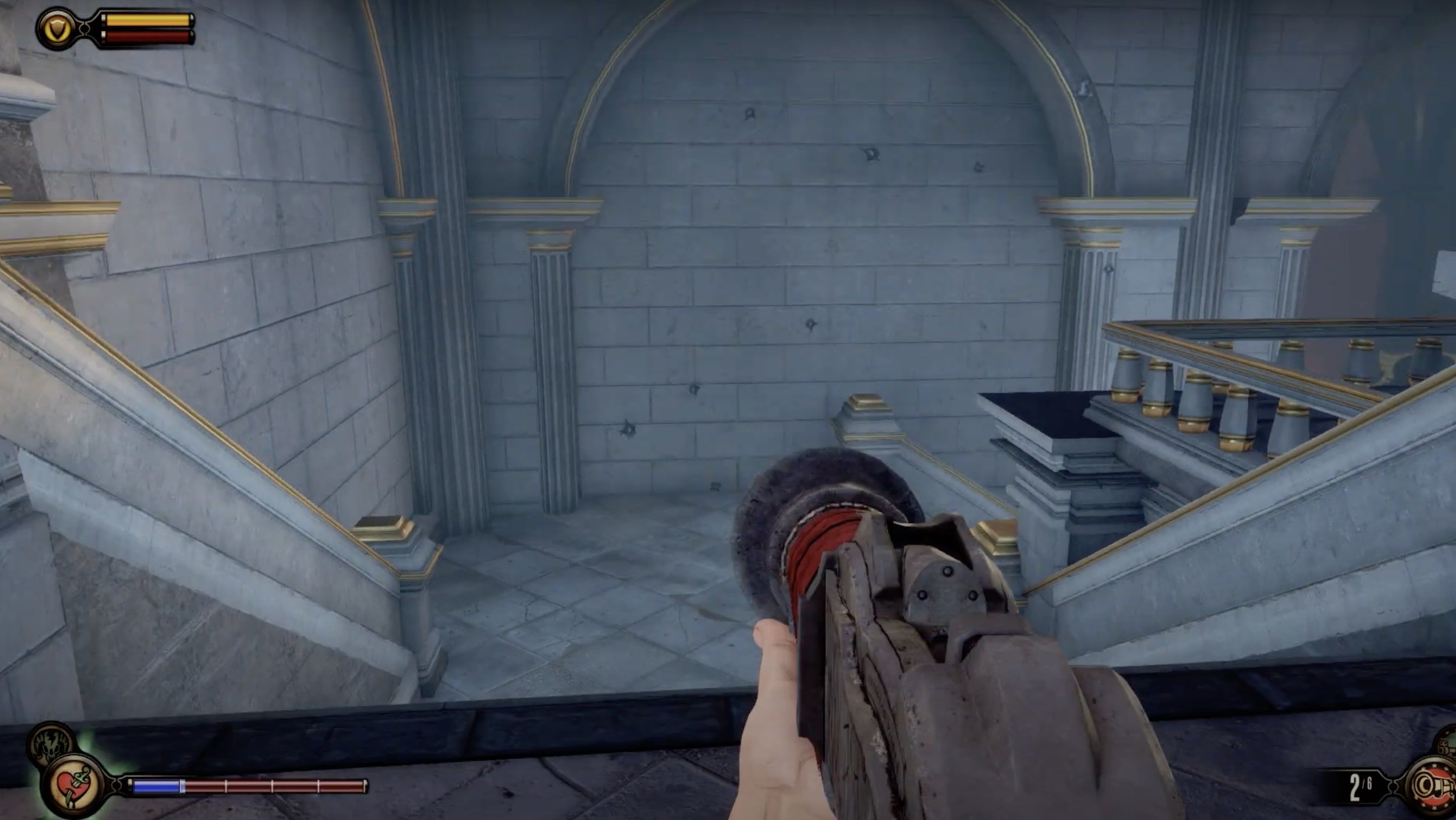 Bioshock Infinite Gameplay Image Heater Gun