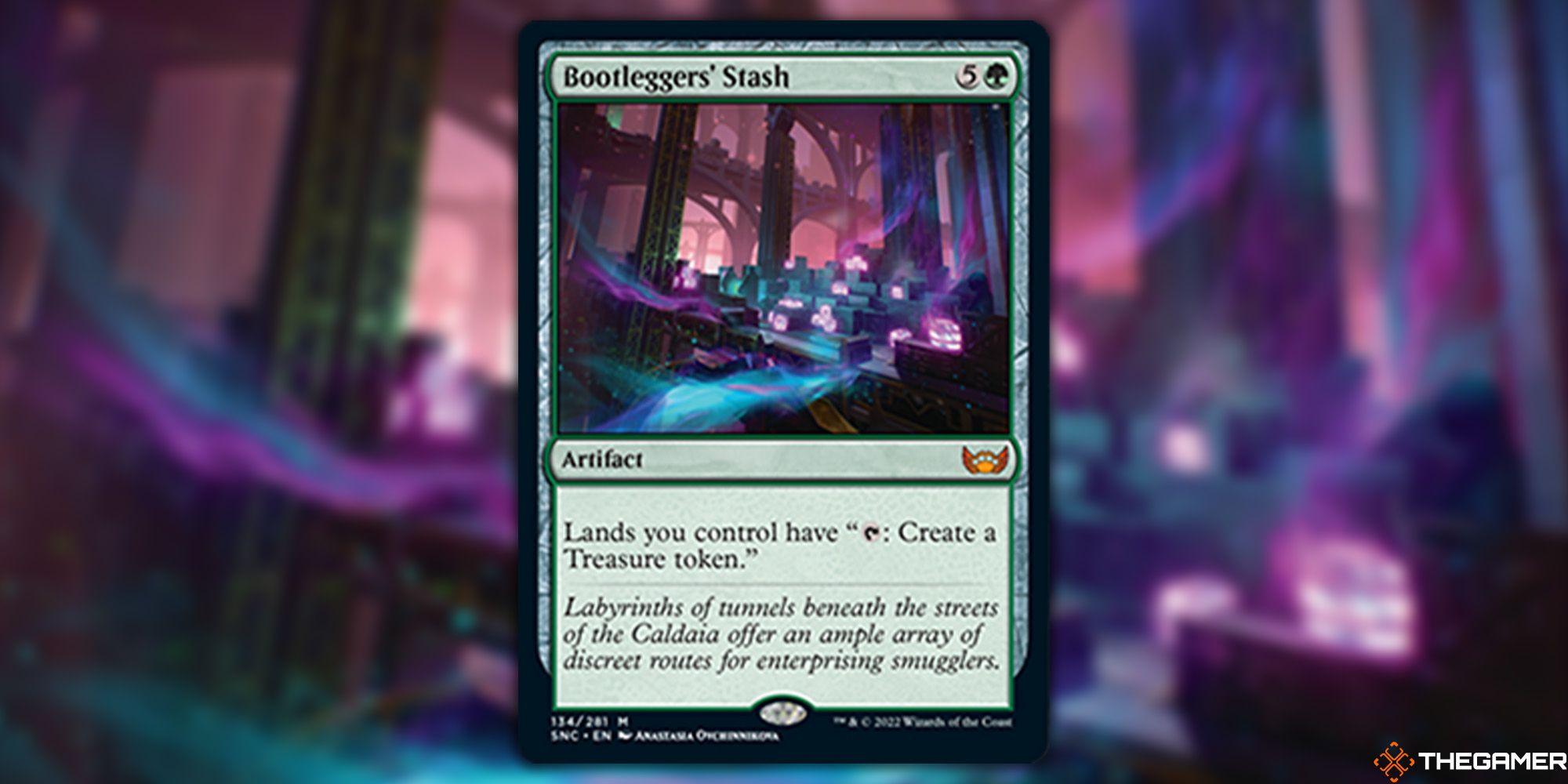 Bootleggers' Stash card from MTG