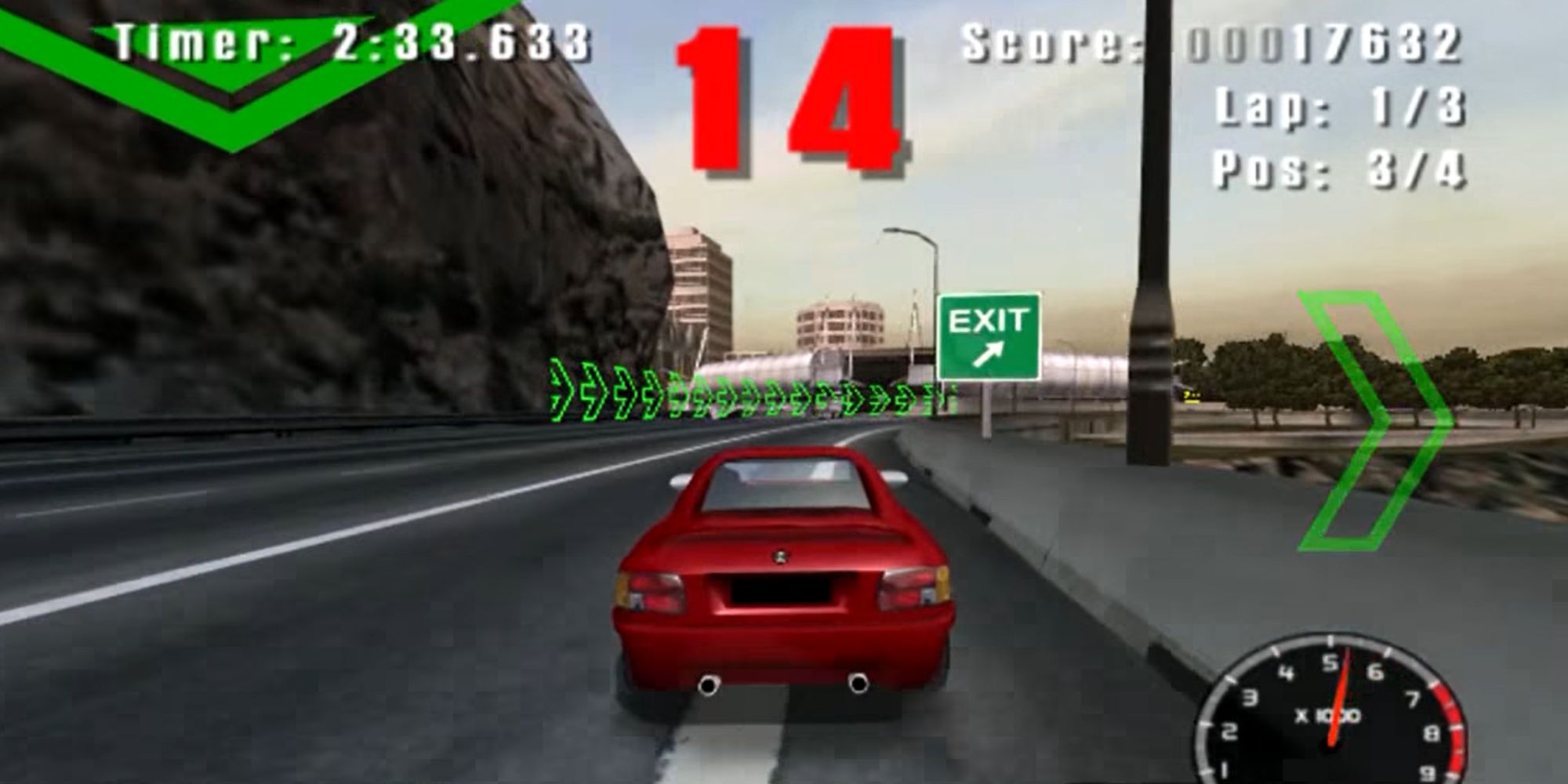 Burnout Screenshot Of PlayStation 2 Game