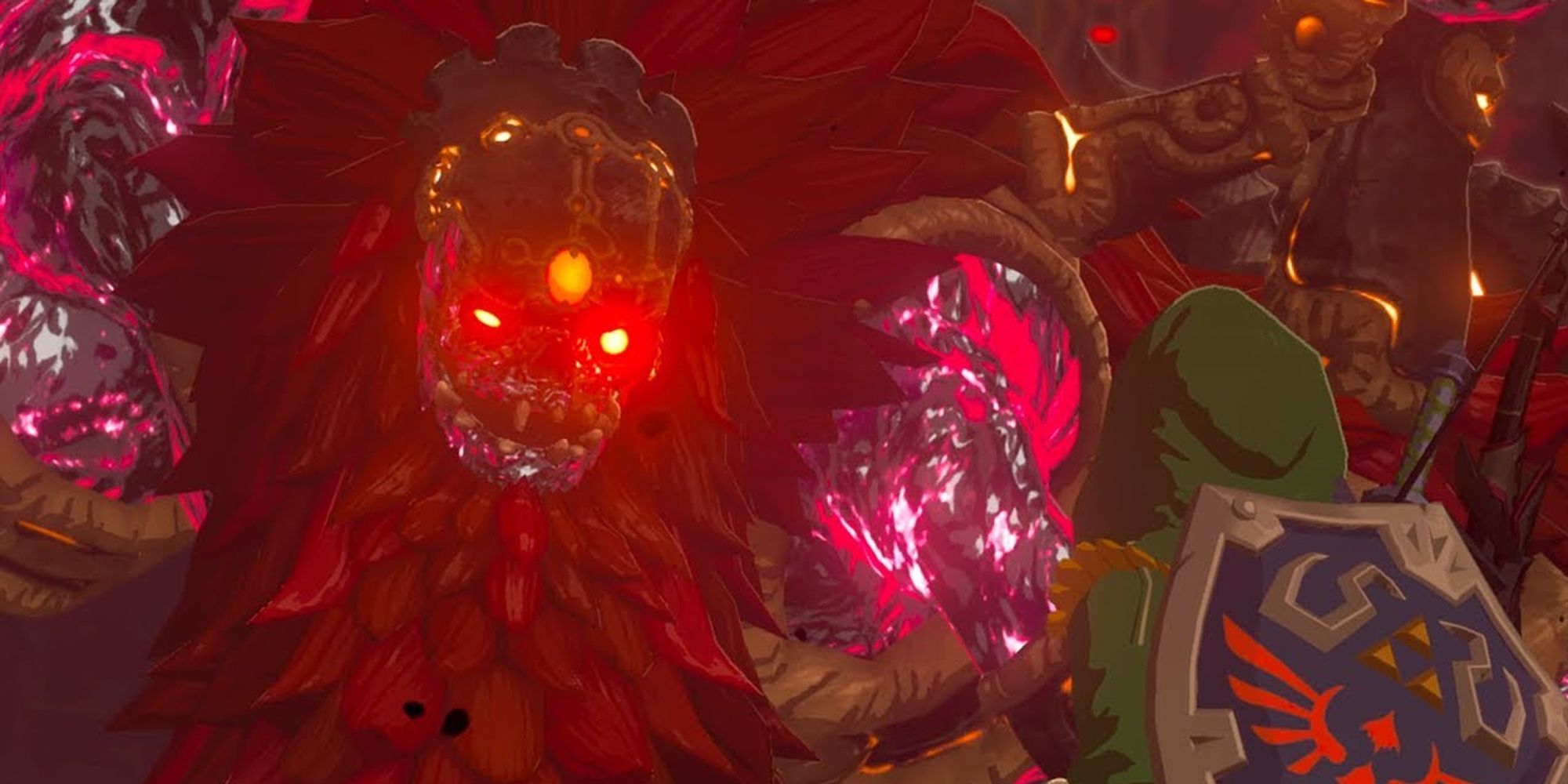 Calamity Ganon Prepares To Fight Link