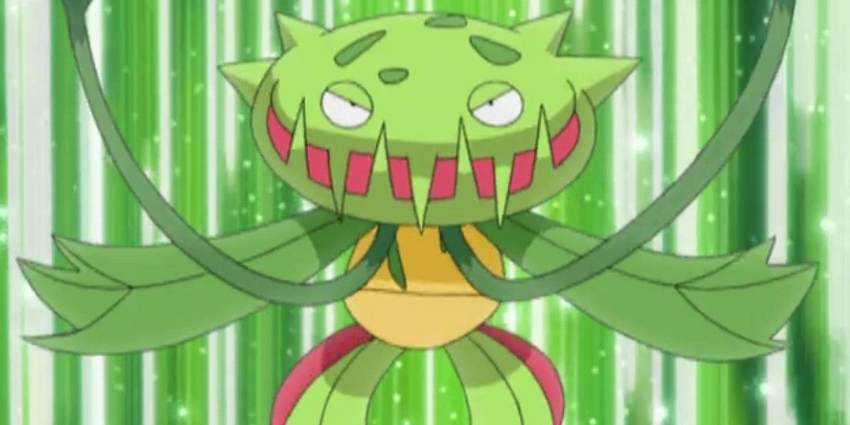 Carnivine Pokemon anime screenshot