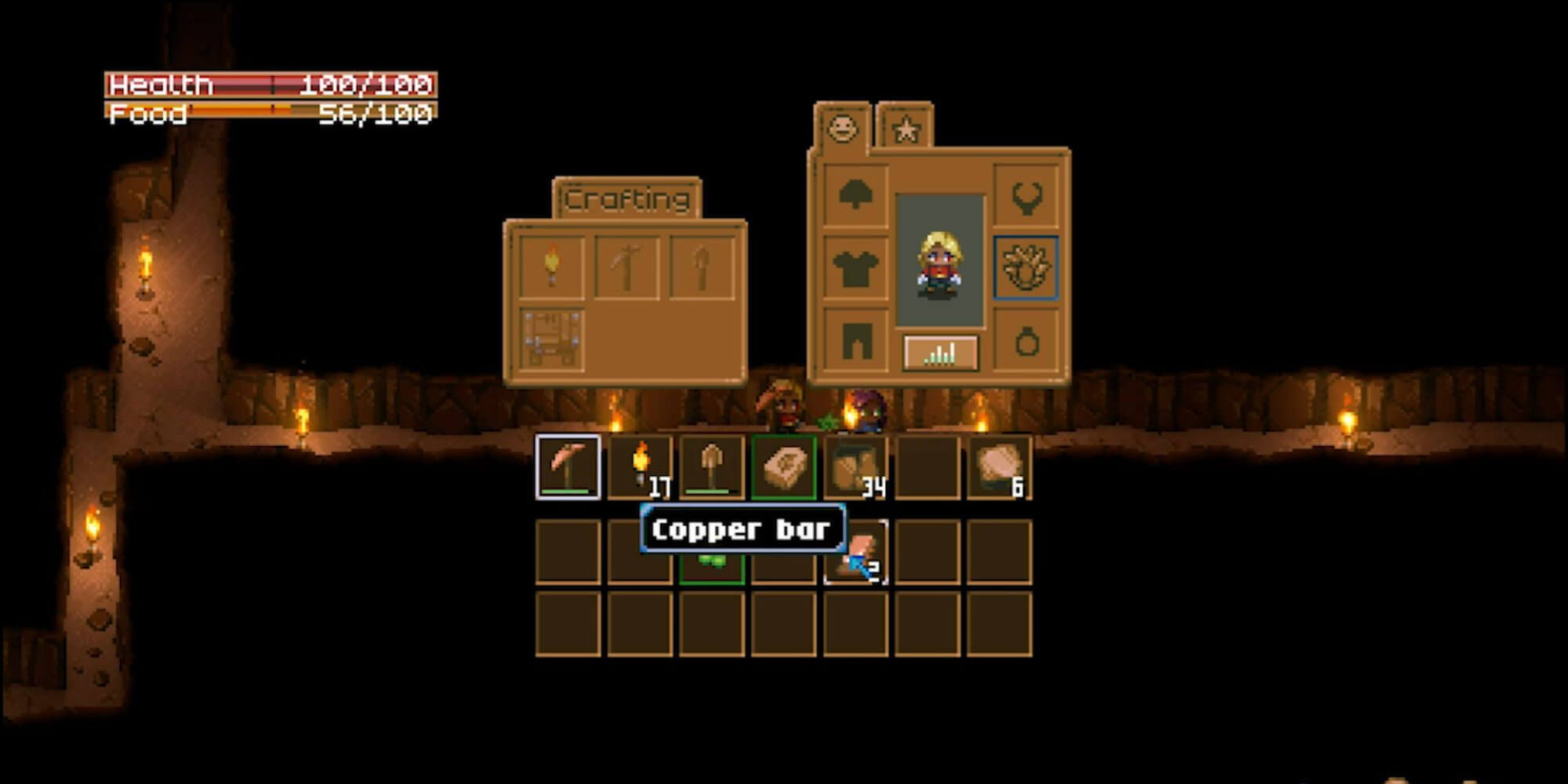 Core Keeper Crafting Copper Bar
