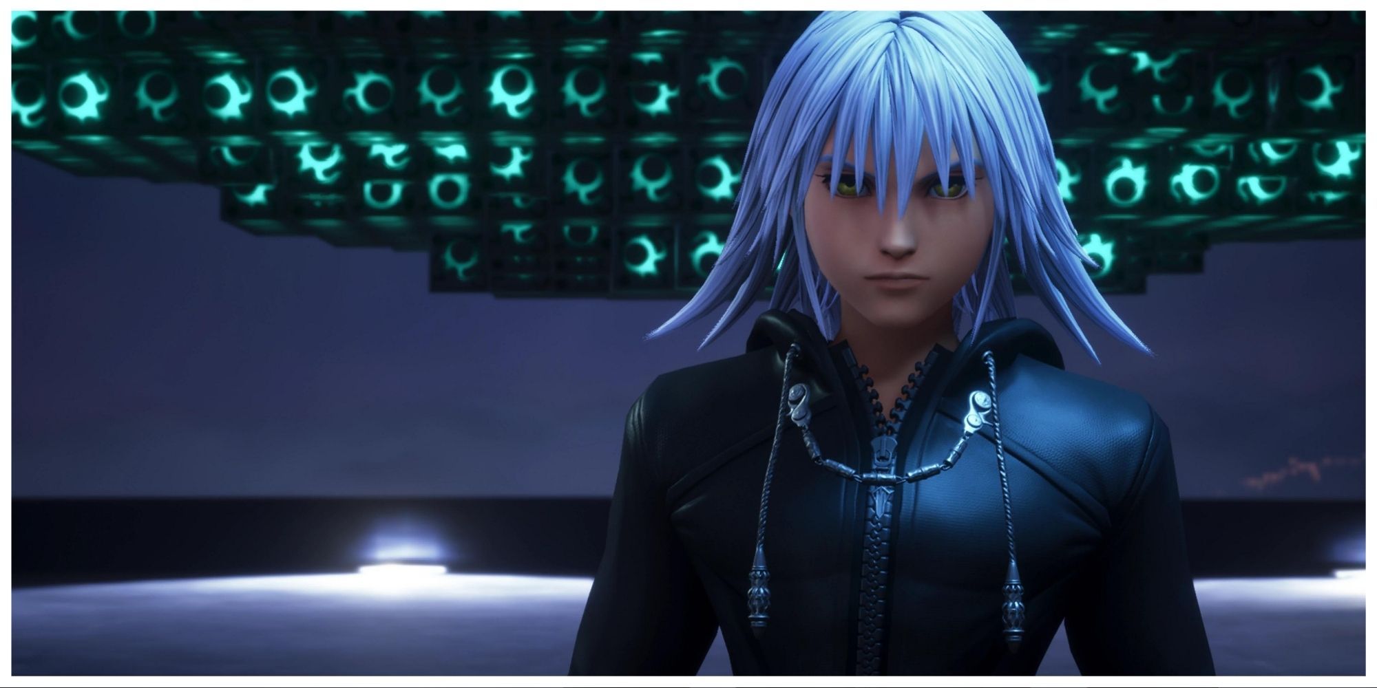 Dark Data Riku Standing in the void looking angry