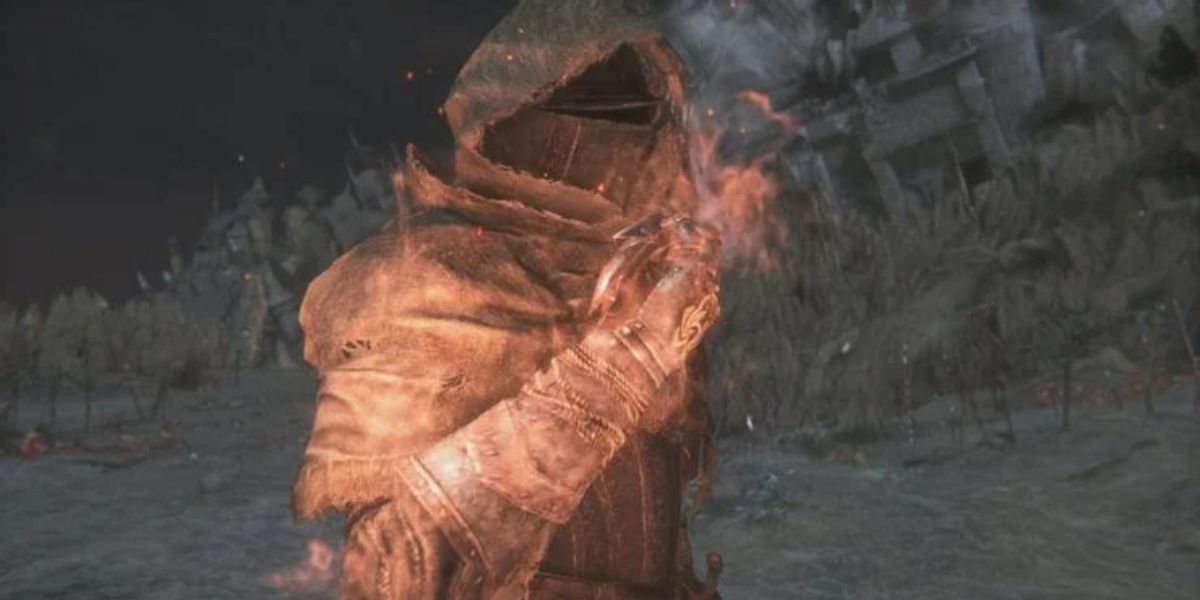 Player links the first flame in Dark Souls 3