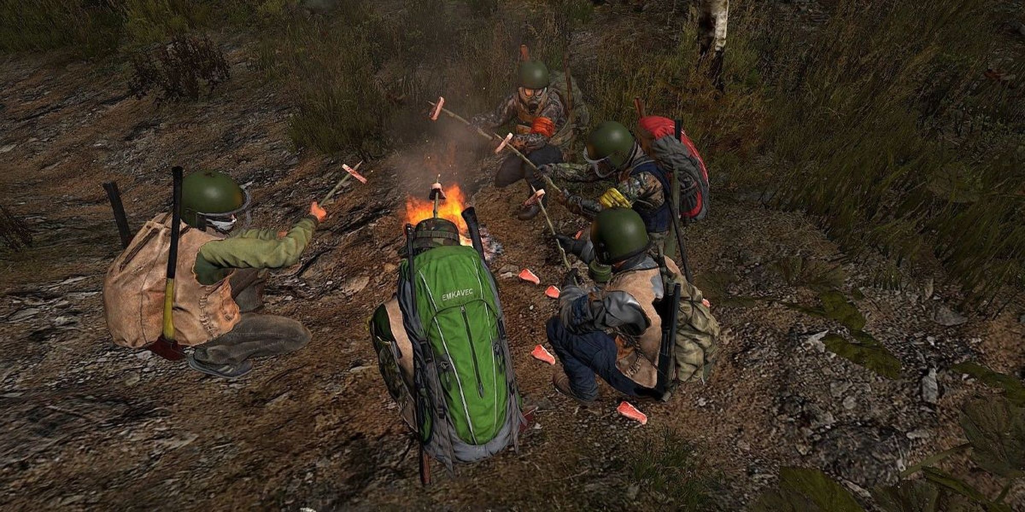 DayZ: Survivors Taking A Break With A BBQ