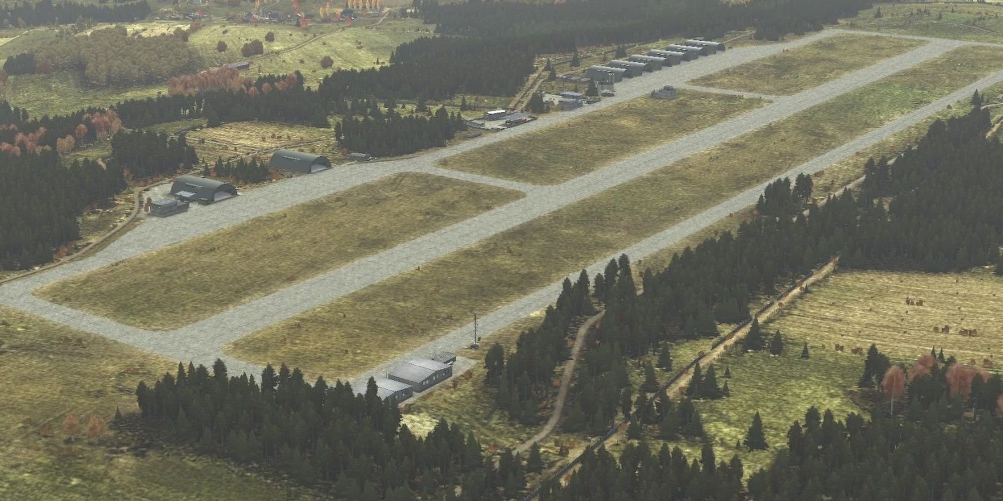 DayZ: Military Base And Airfield Location In Chernarus From Birds Eye View