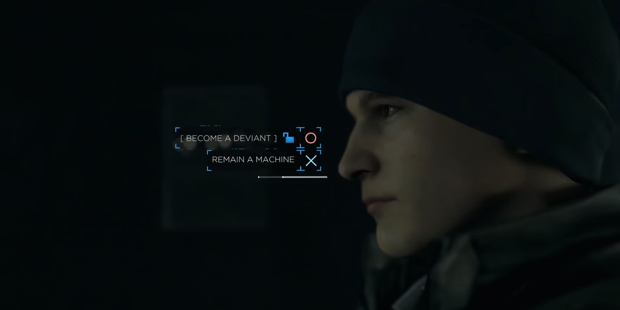 Detroit Become Human Screenshot Of Connor Deviant Decision