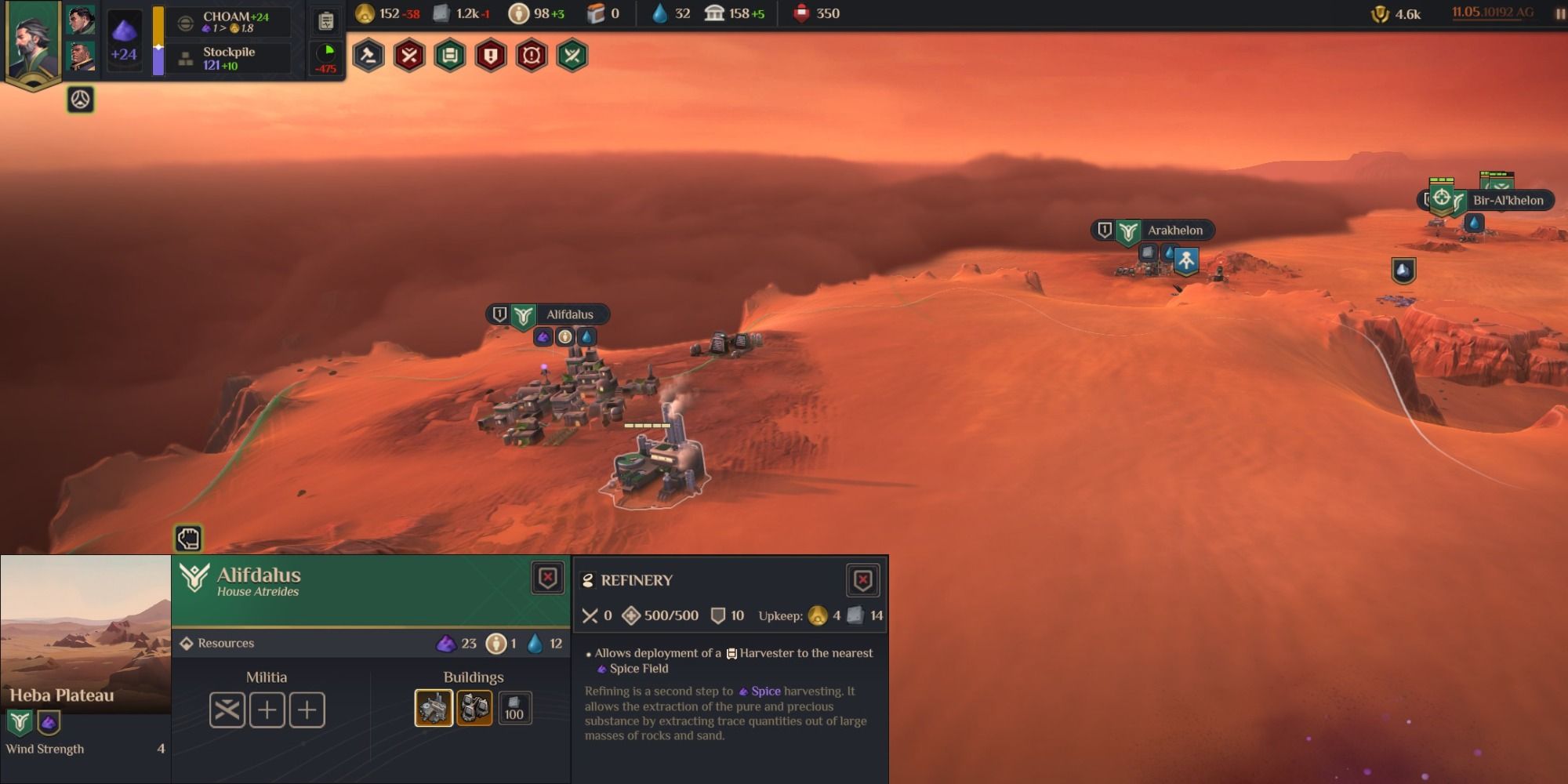 Dune Spice Wars Refinery
