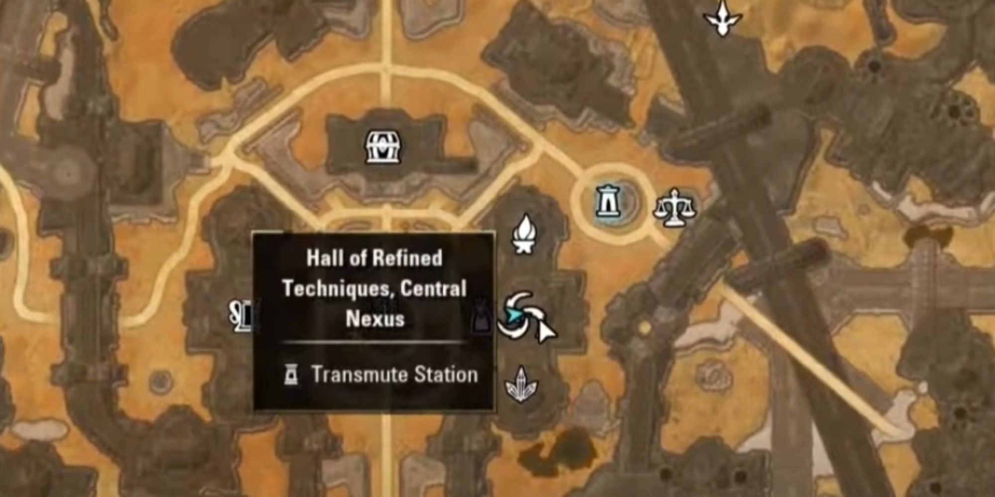 ESO Transmutation Station On Map