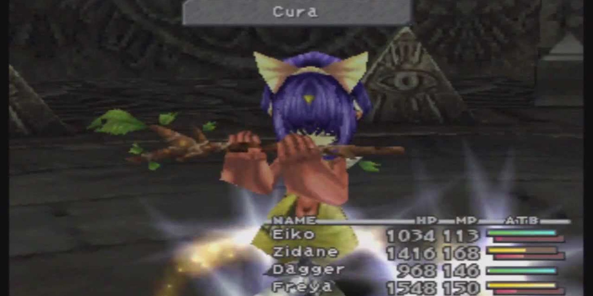 Eiko Casts A Spell In Battle