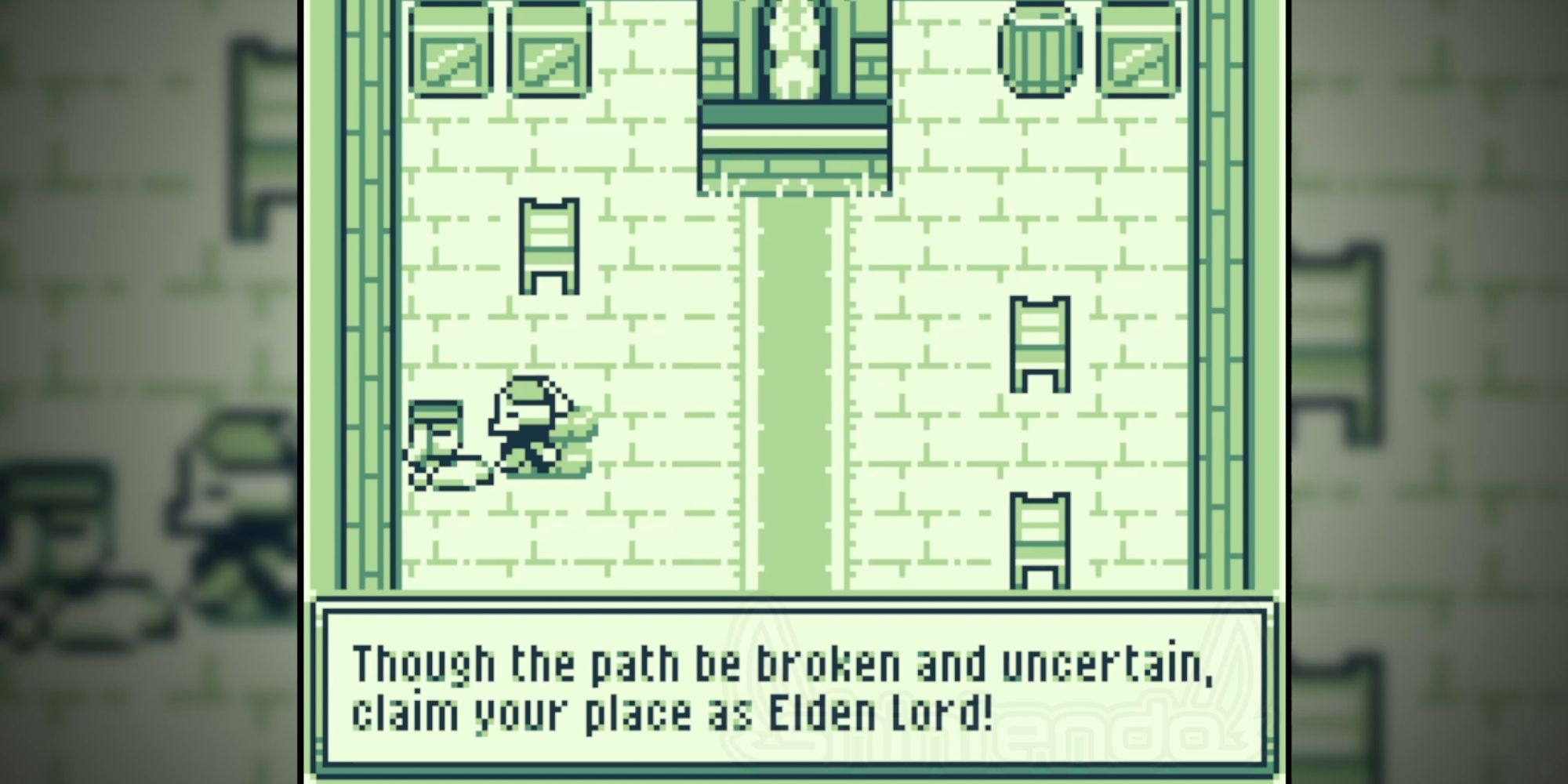 Elden Ring as a GameBoy game.