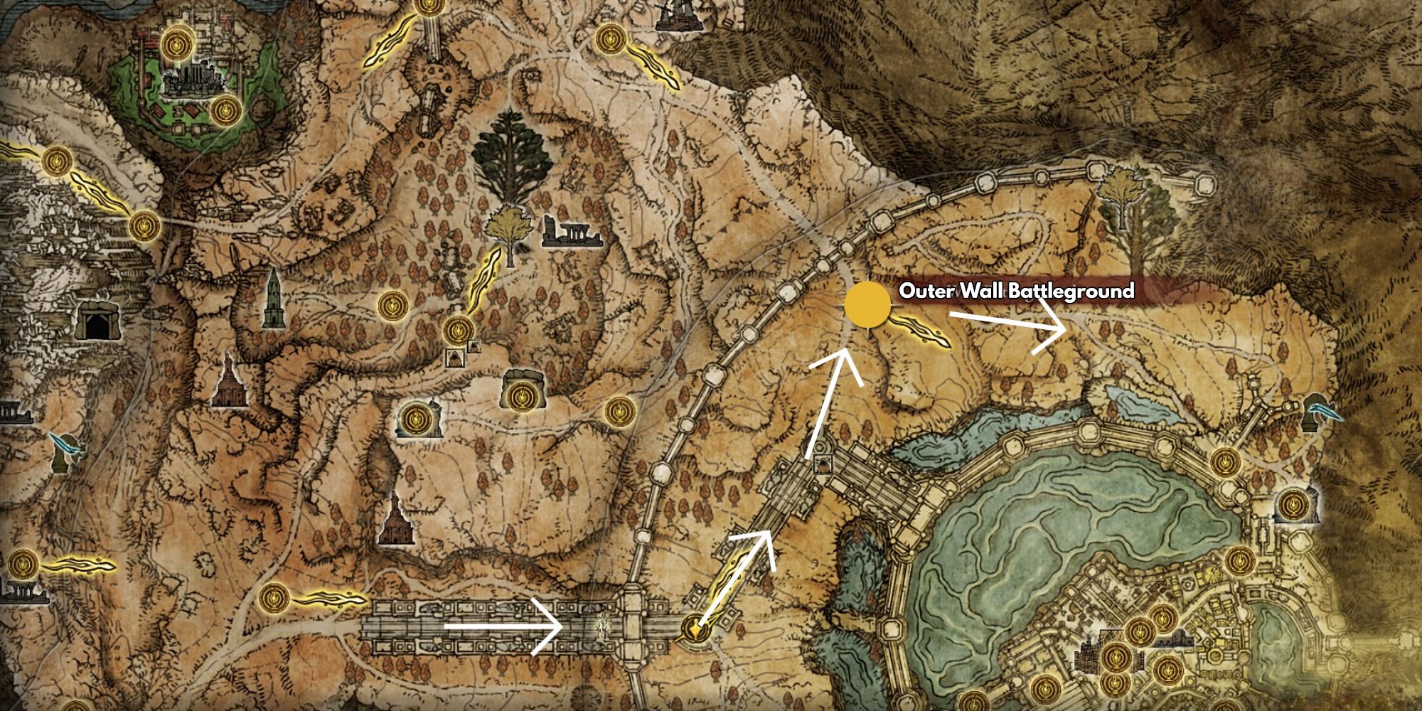 Elden Ring atlus plateau map to get to the city