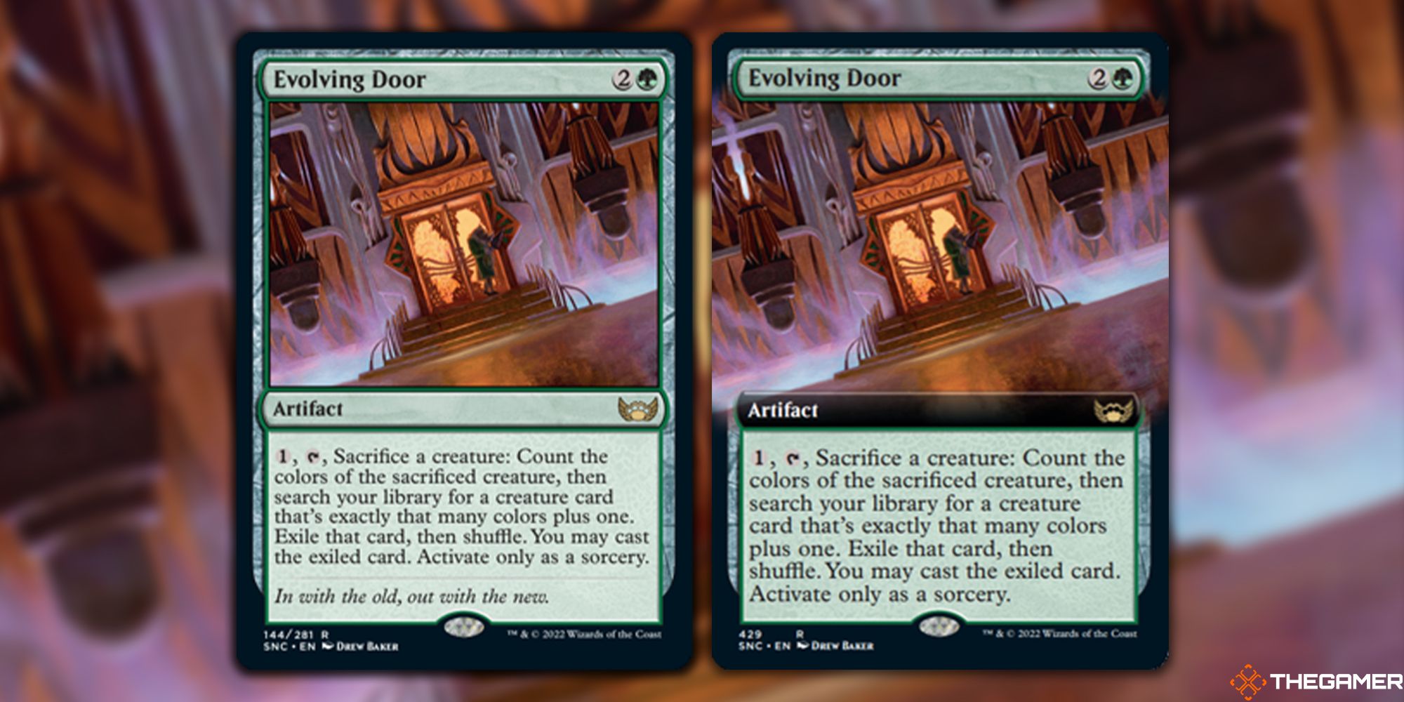 Evolving Door card from MTG