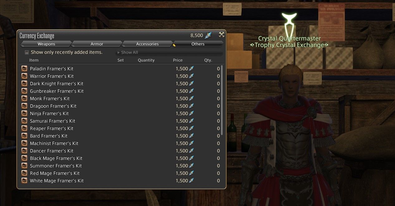 FF14 unlocking more adventurer plate designs in the Wolves Den