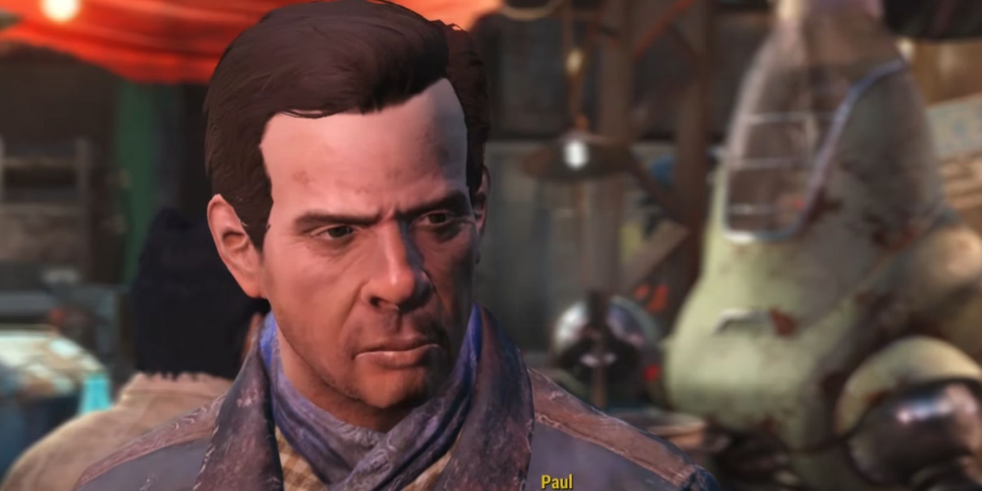 Fallout 4 Sole Survivor Speaking To Paul