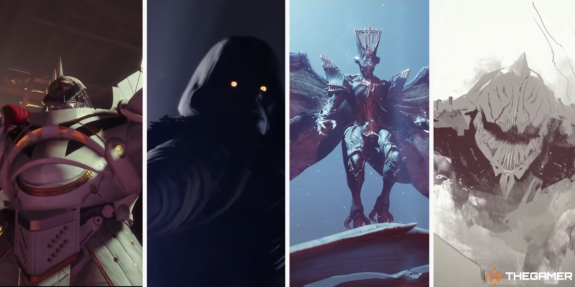 Featured Image of Ghaul, Uldren Sov, Savathun, and Riven from Destiny 2