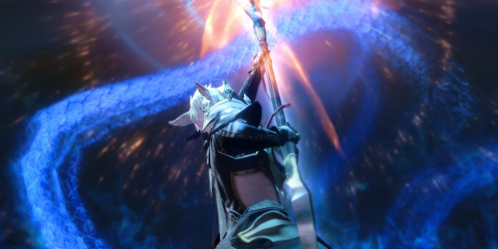 A Dragoon entering Life of the Dragon stance in Final Fantasy 14