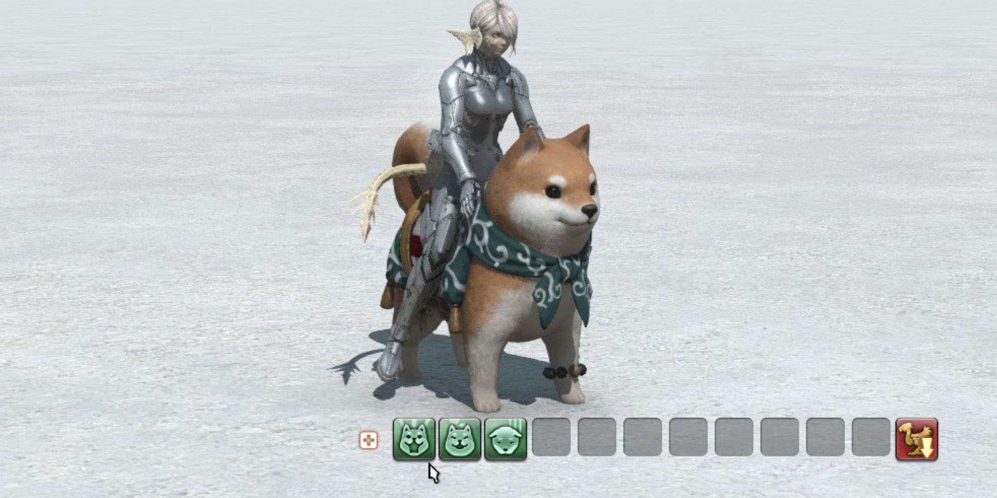 The Megashiba Mount in Final Fantasy 14