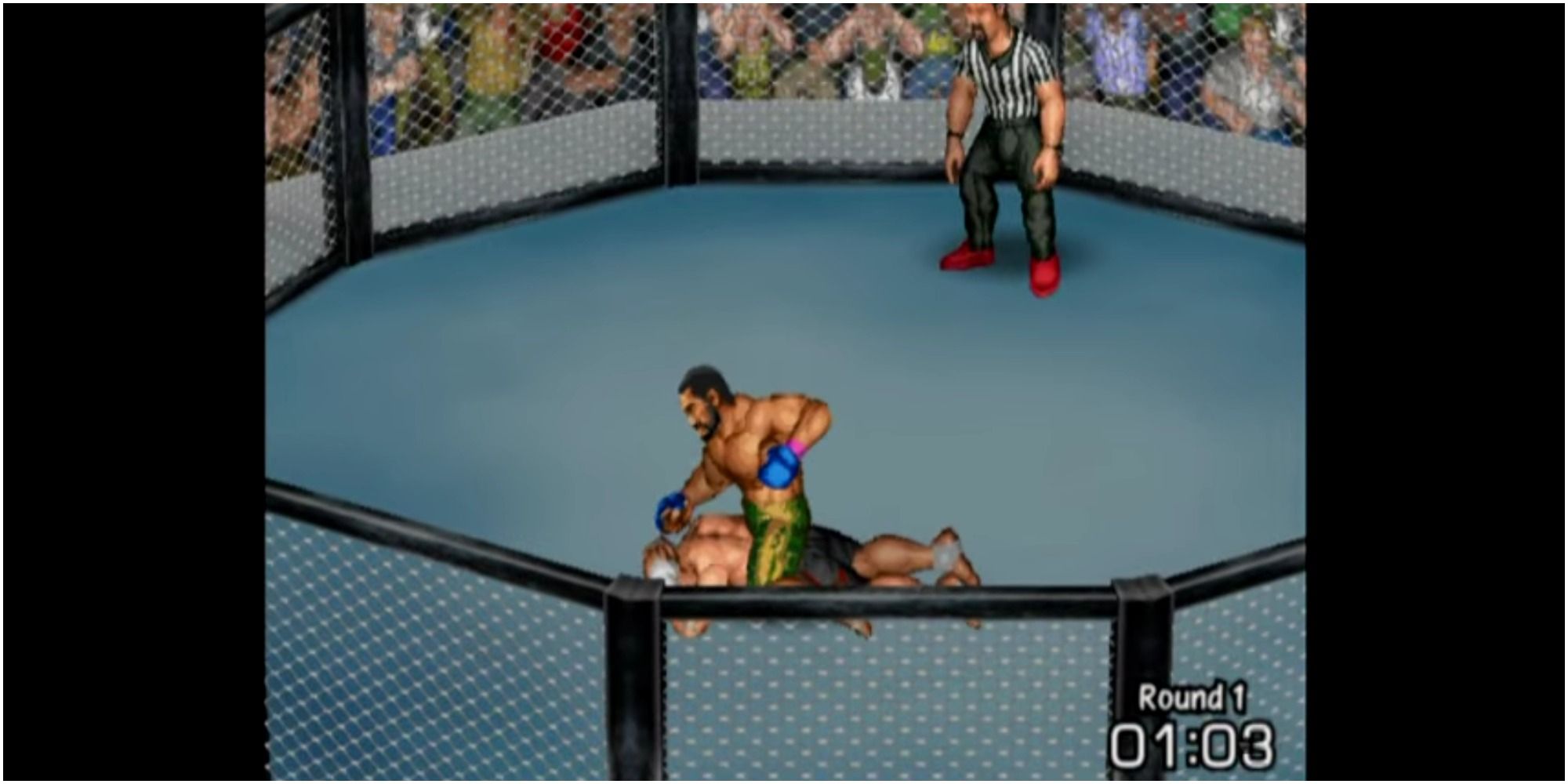 Fire Pro Wrestling Returns MMA match