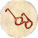 The glasses icon representing Bunby memories in Alice: Madness Returns.