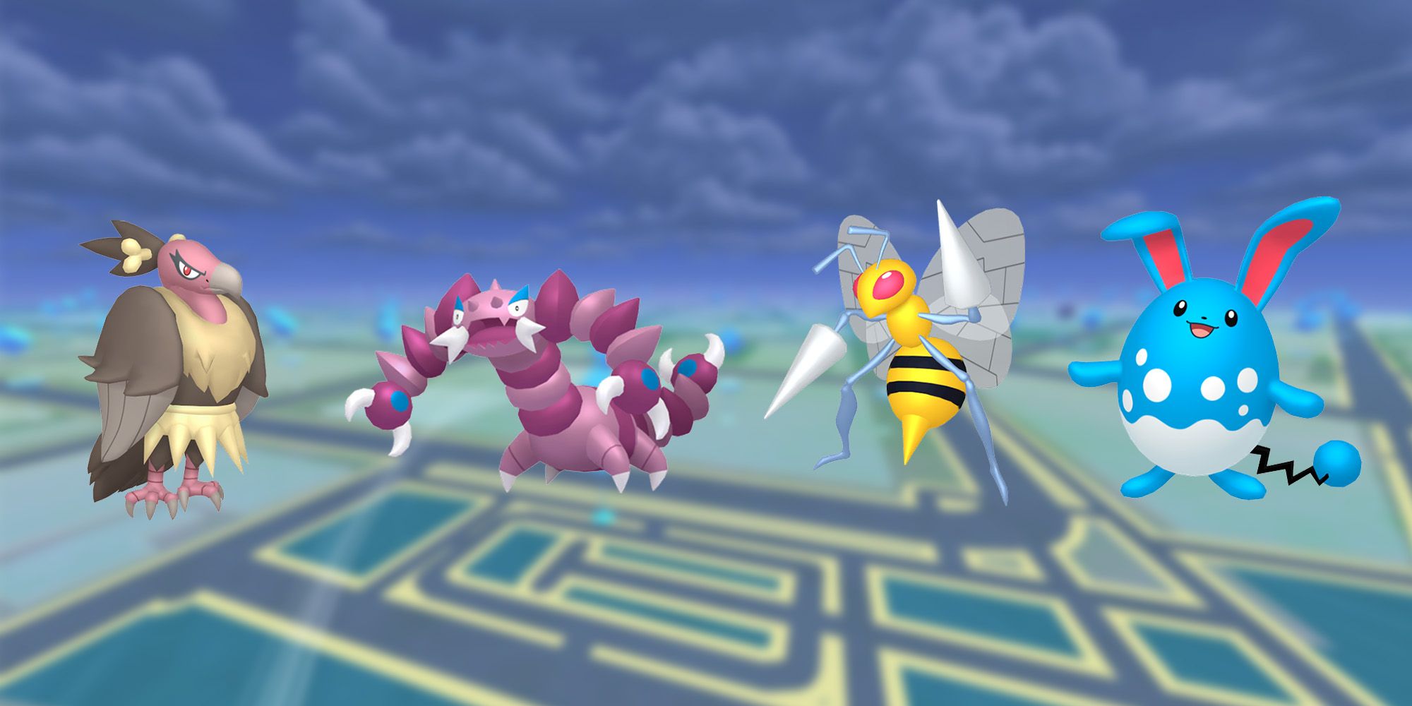 Image showing four suggestions for Halloween Cup Closers in Pokemon Go