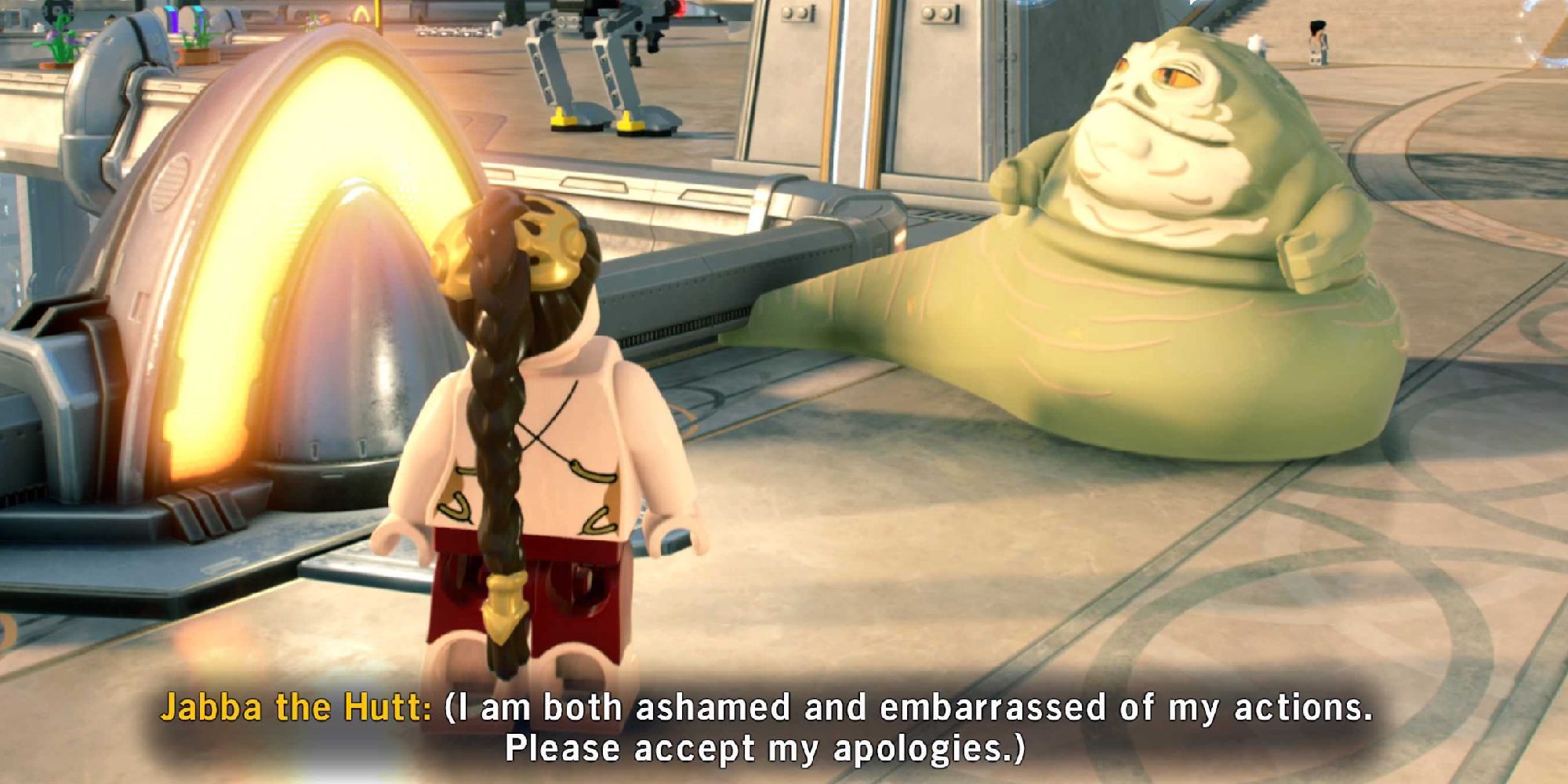 Lego Star Skywalker Saga Finally Lets Jabba The Hutt Say Sorry To