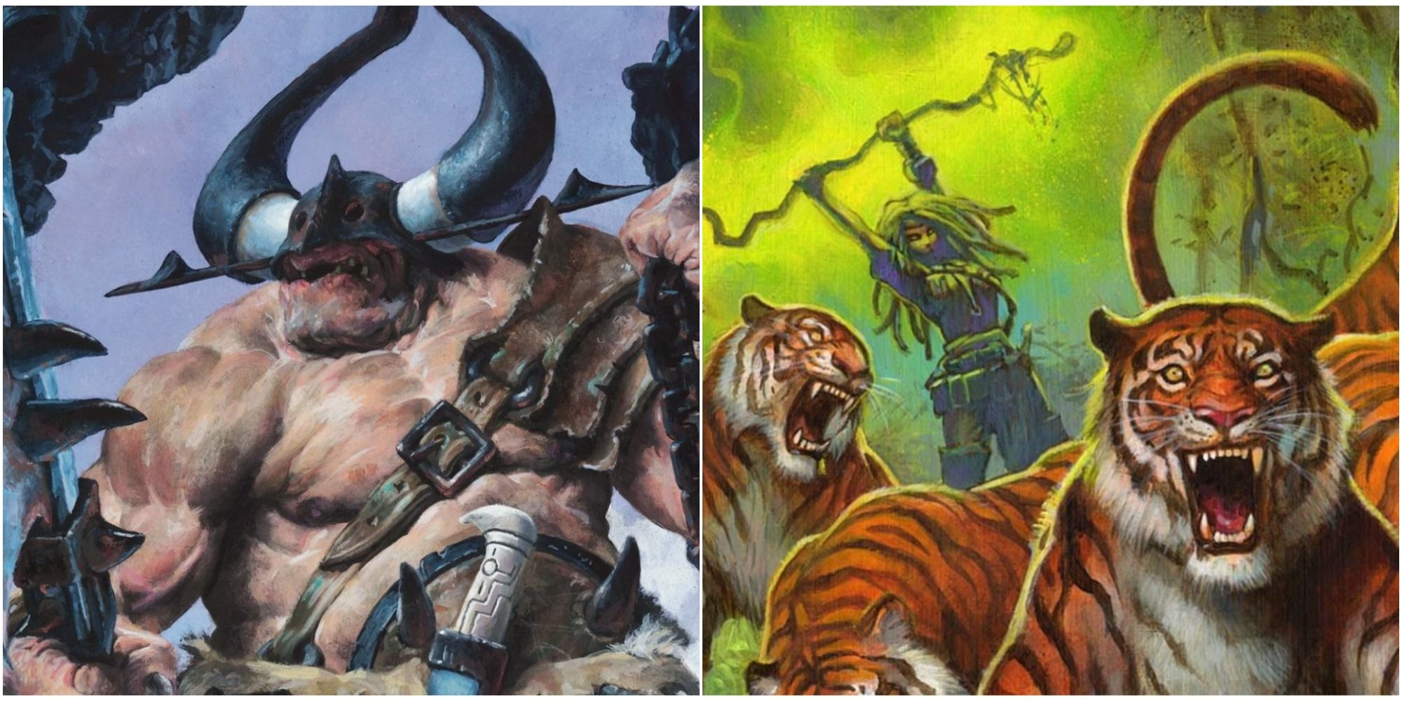 Kazuul, Tyrant of the Cliffs by Paul Bonner and Beastmaster Ascension by Alex Horley-Orlandelli