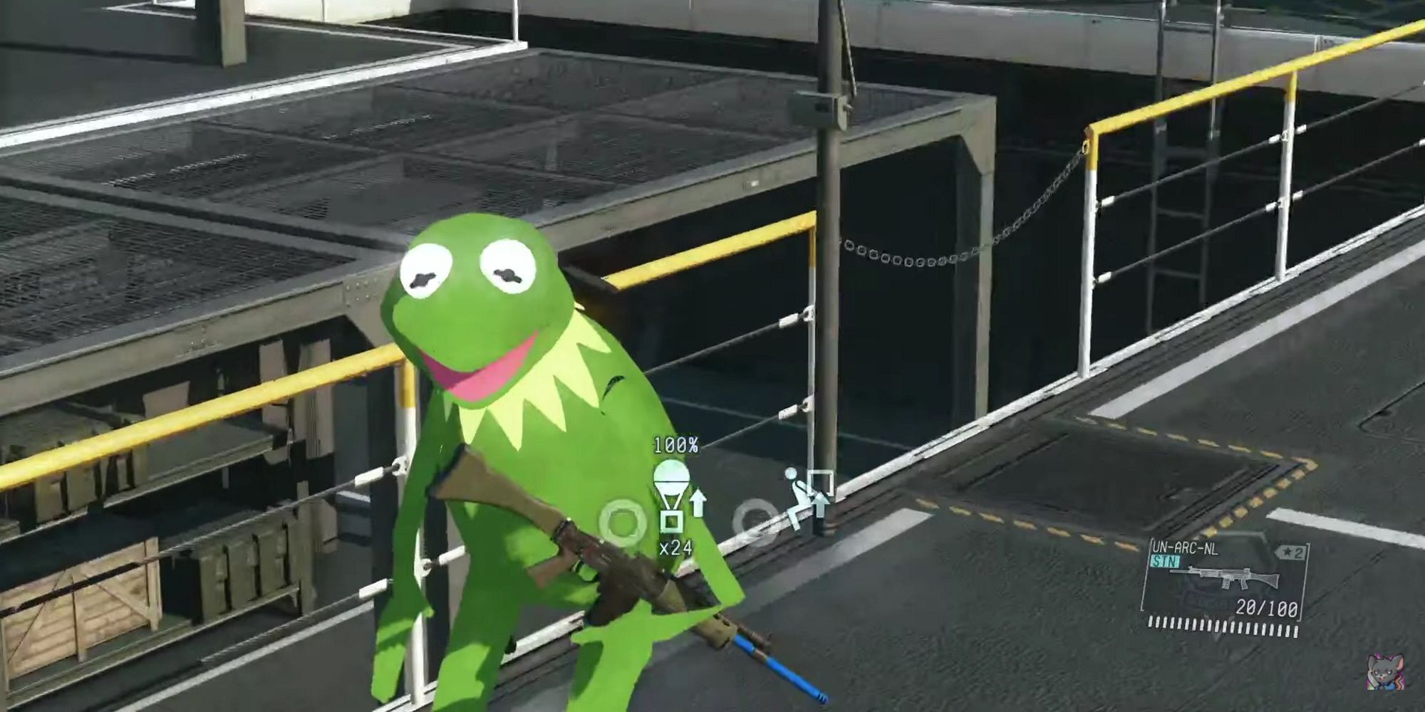 Kermit Metal Gear Solid - via Ratlysh