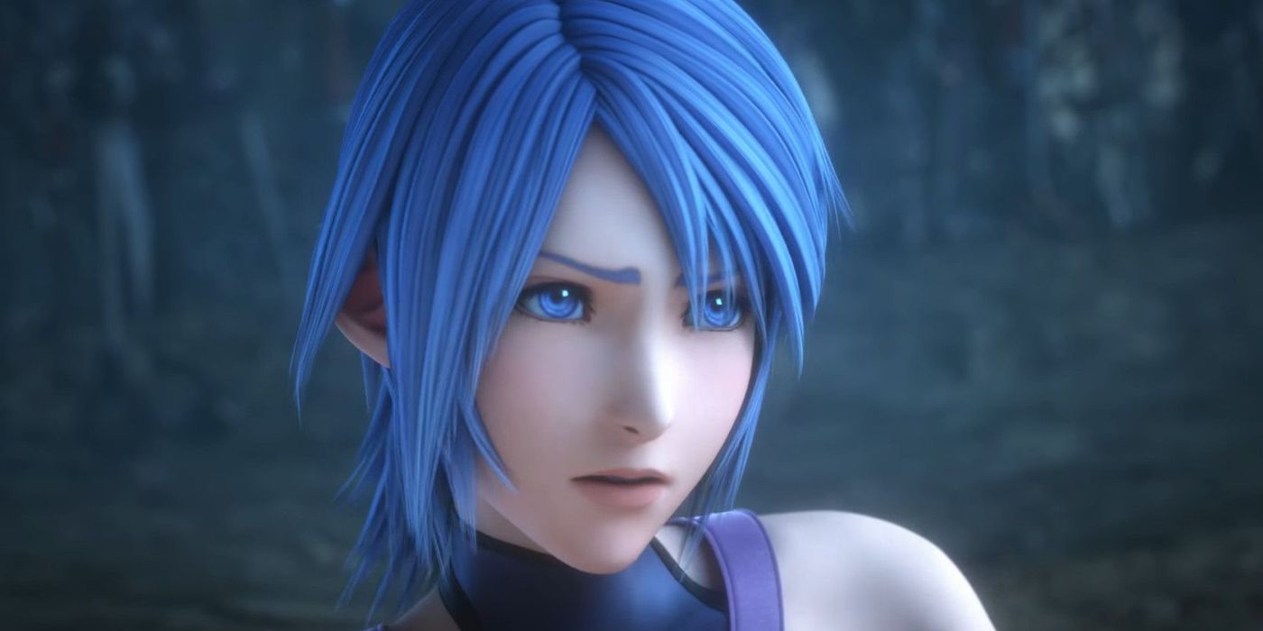 A close up of Aqua in Kingdom Hearts
