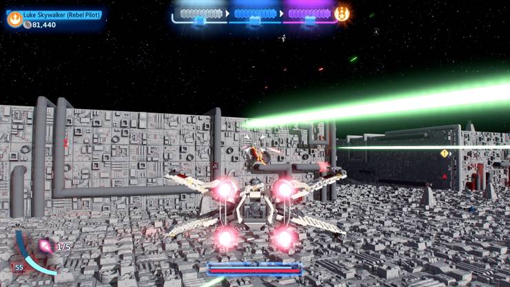 Lego-Star-Wars-Skywalker-Saga,-Episode-4,-Stay-On-Target,-Firing-At-Dish.jpg