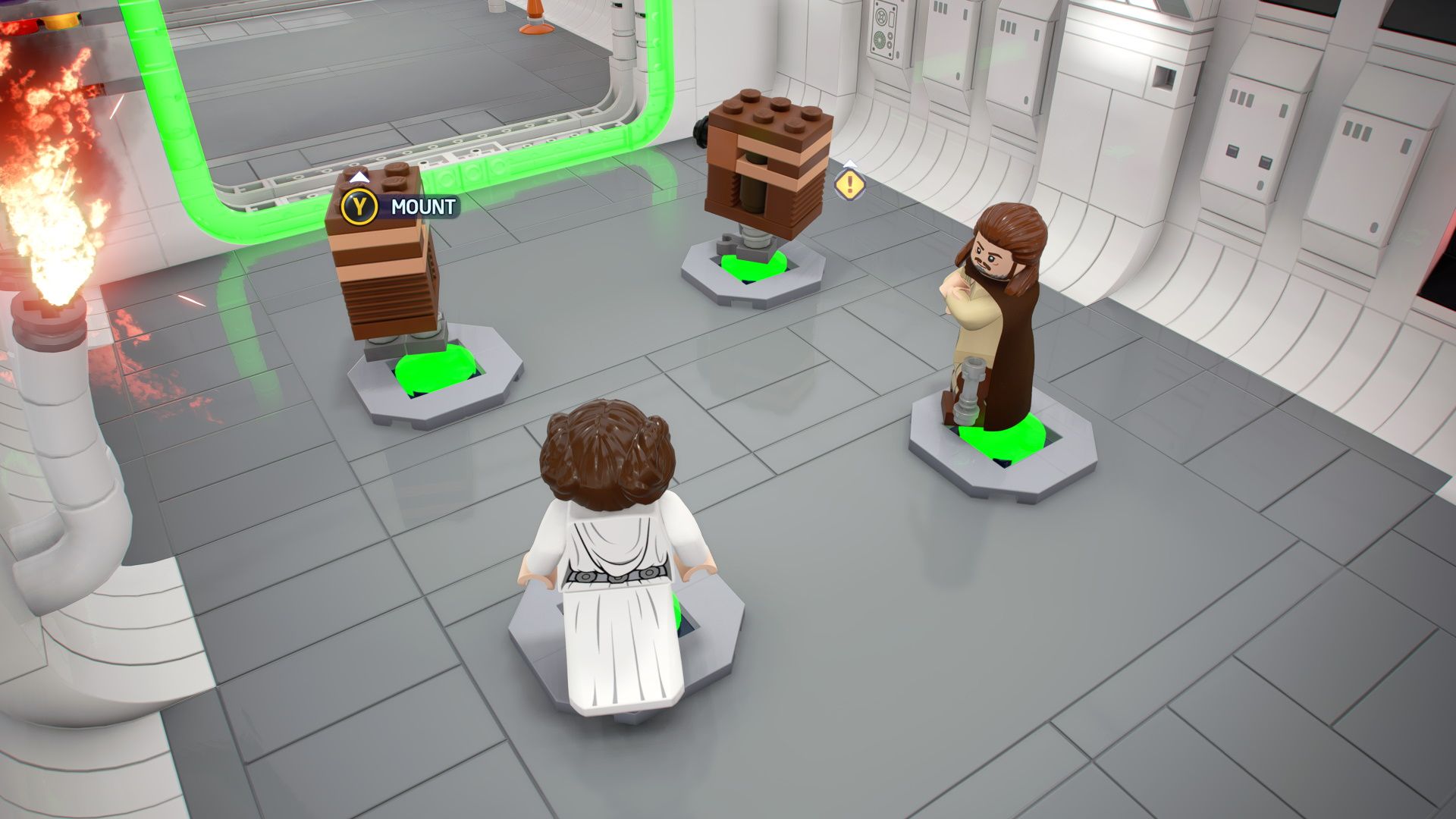 Lego Star Wars Skywalker Saga, Episode 4, Boarding Party, Hologram Room Minikit