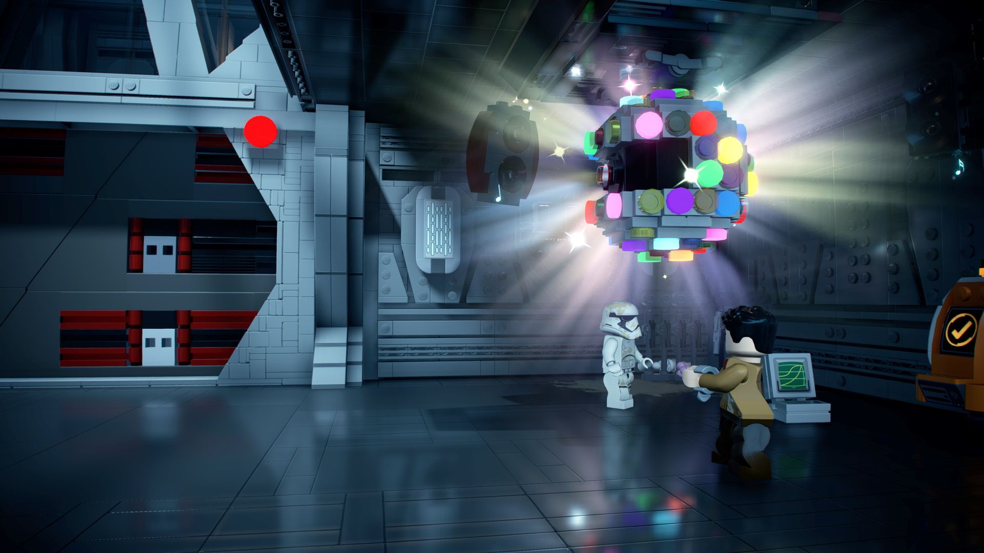 Stormtroopers disco dancing. 