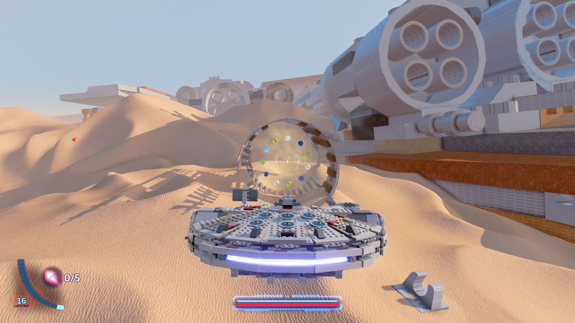  Flying the Millennium Falcon through junk cylinders