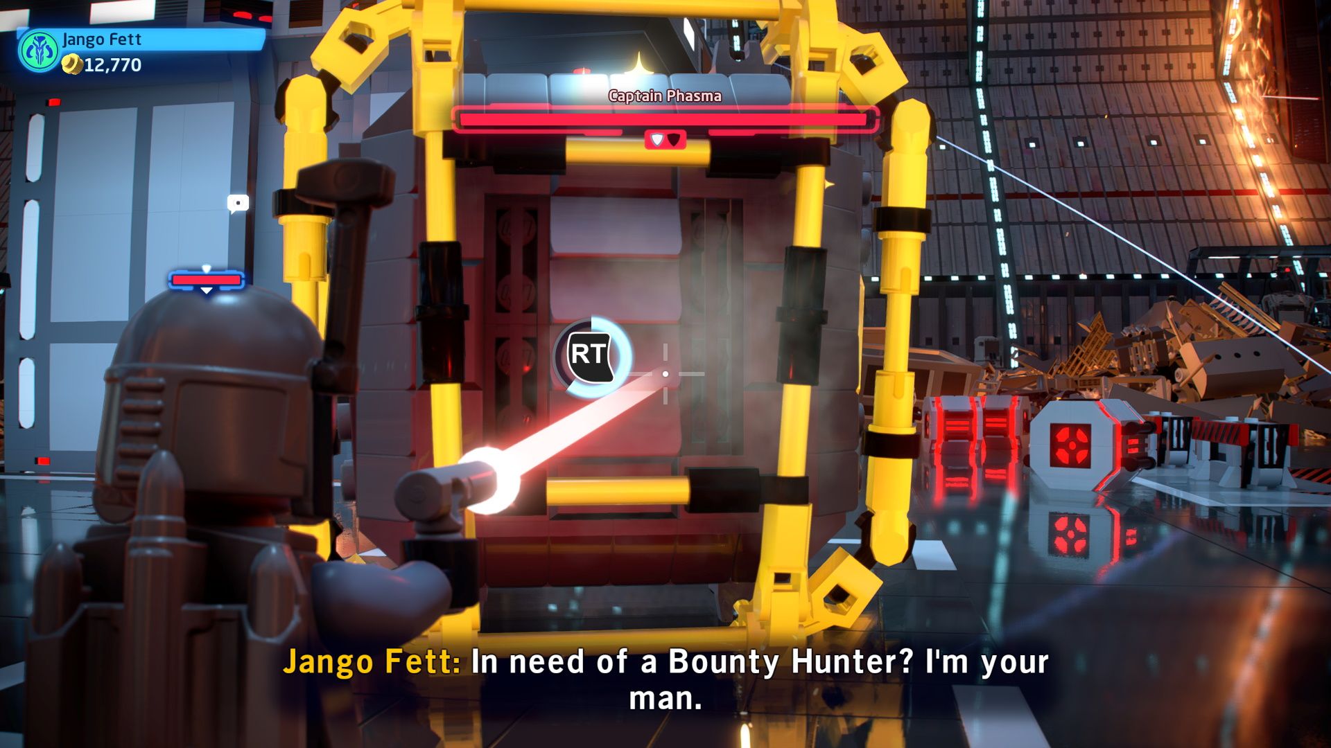 Using a bounty hunter to break open the case