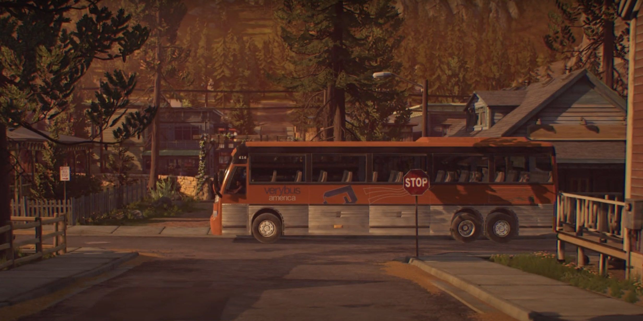 Life Is Strange Wide Shot of Bus 