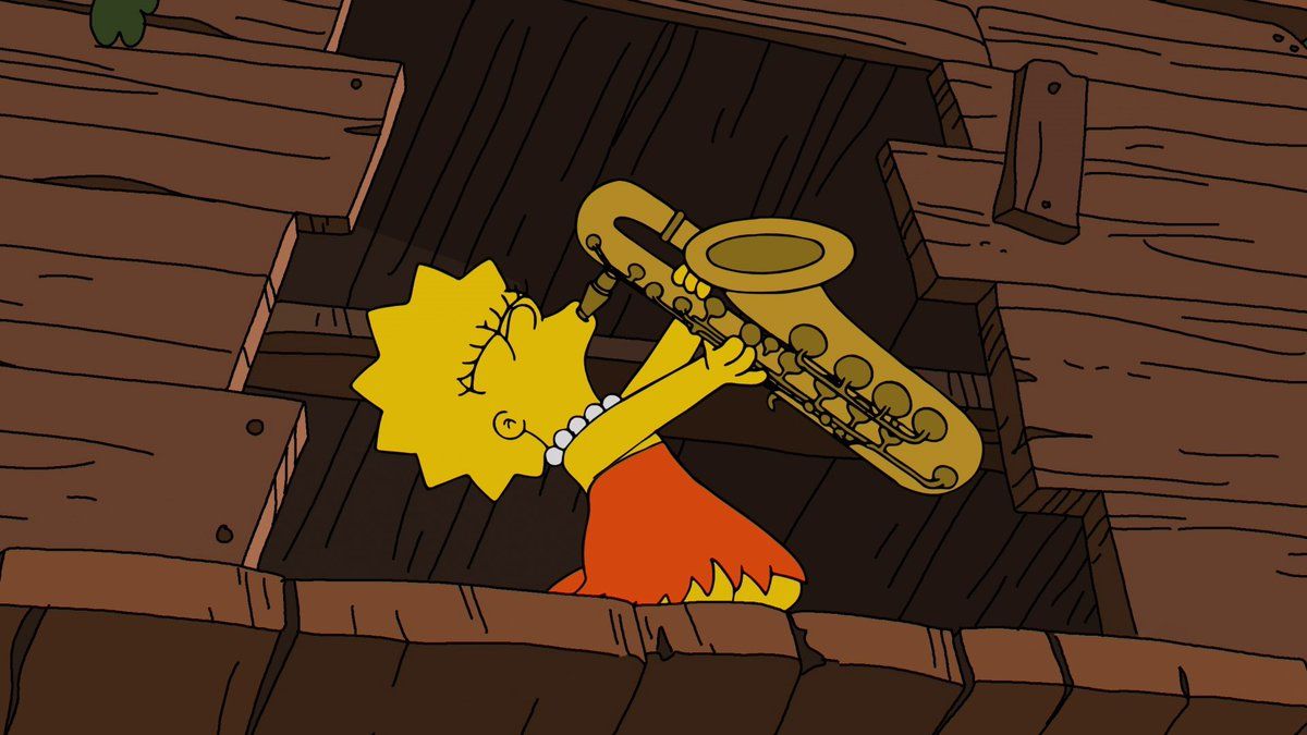 Lisa Simpson Saxophone