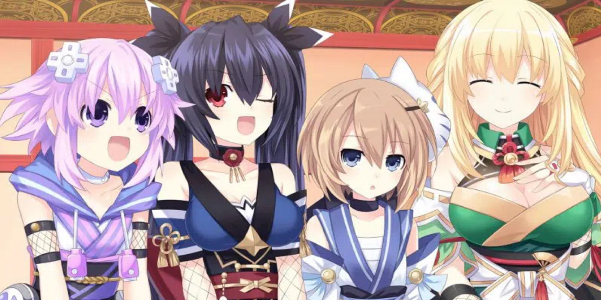 Neptunia x Senran Kagura Ninja Wars Trophy Header