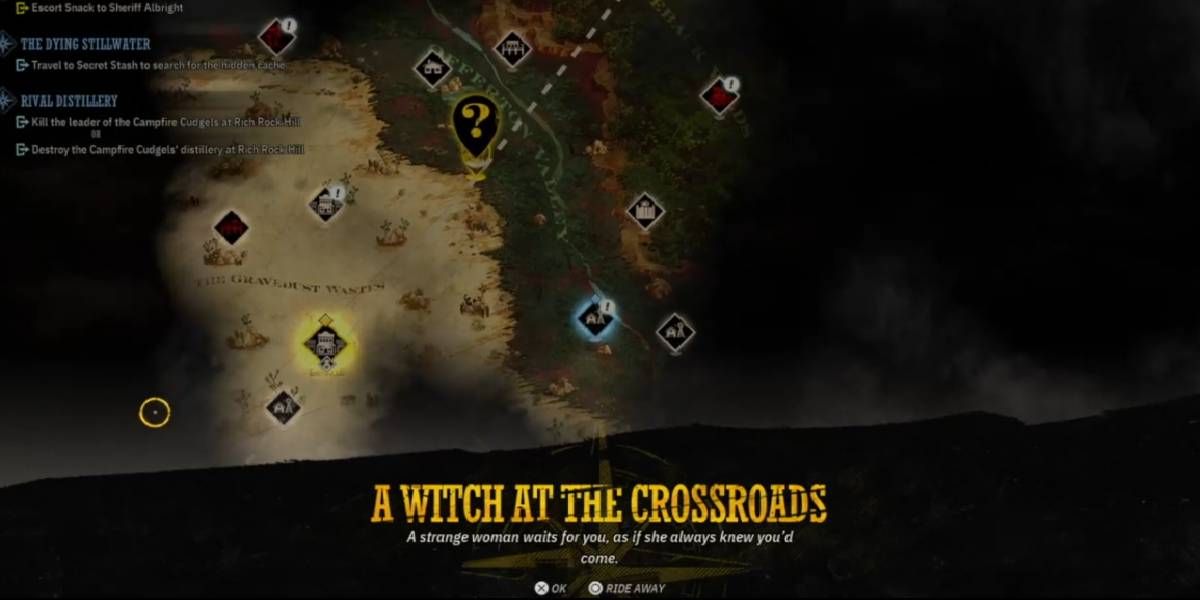 A witch at the crossroads event weird west